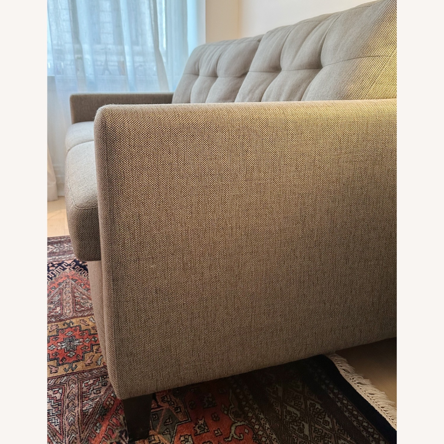 Crate & Barrel Fuller Tufted Queen Sleeper Sofa  - image-2