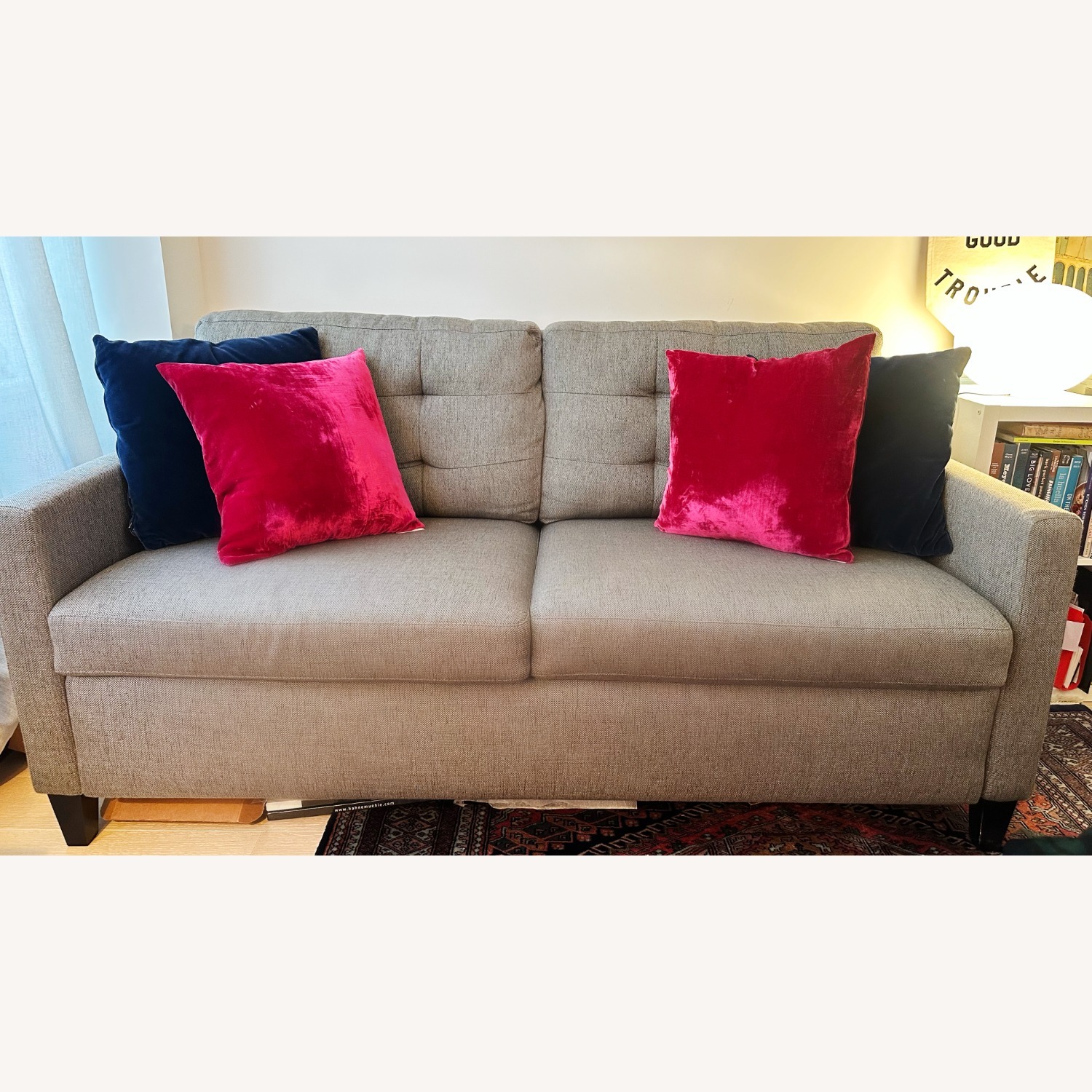 Crate & Barrel Fuller Tufted Queen Sleeper Sofa  - image-1