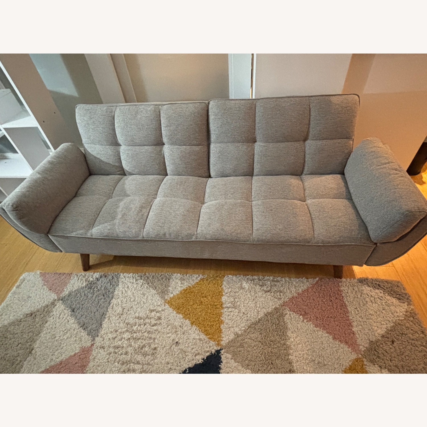 Convertible Futon Sofa Bed Sleeper  - image-1