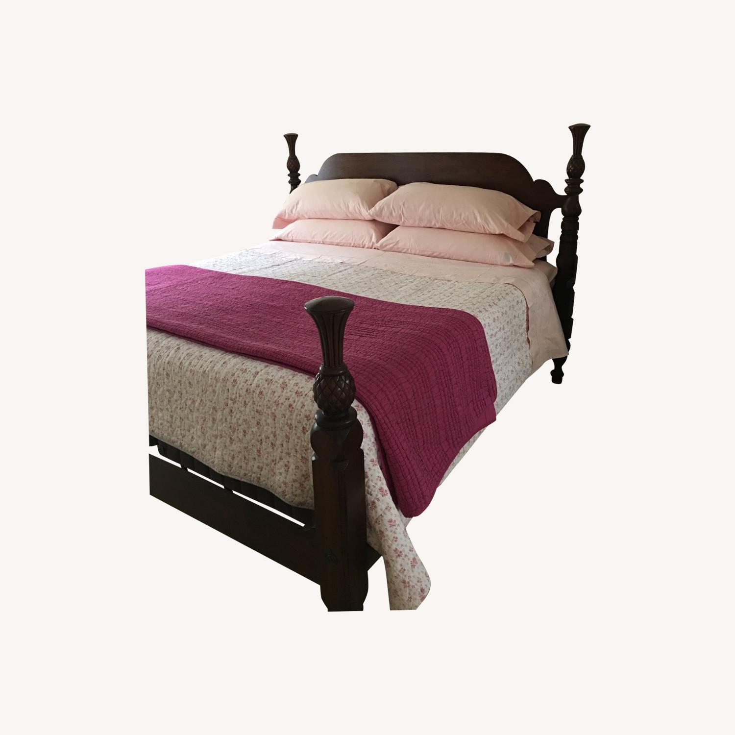 King Solid Wood Bed - image-0