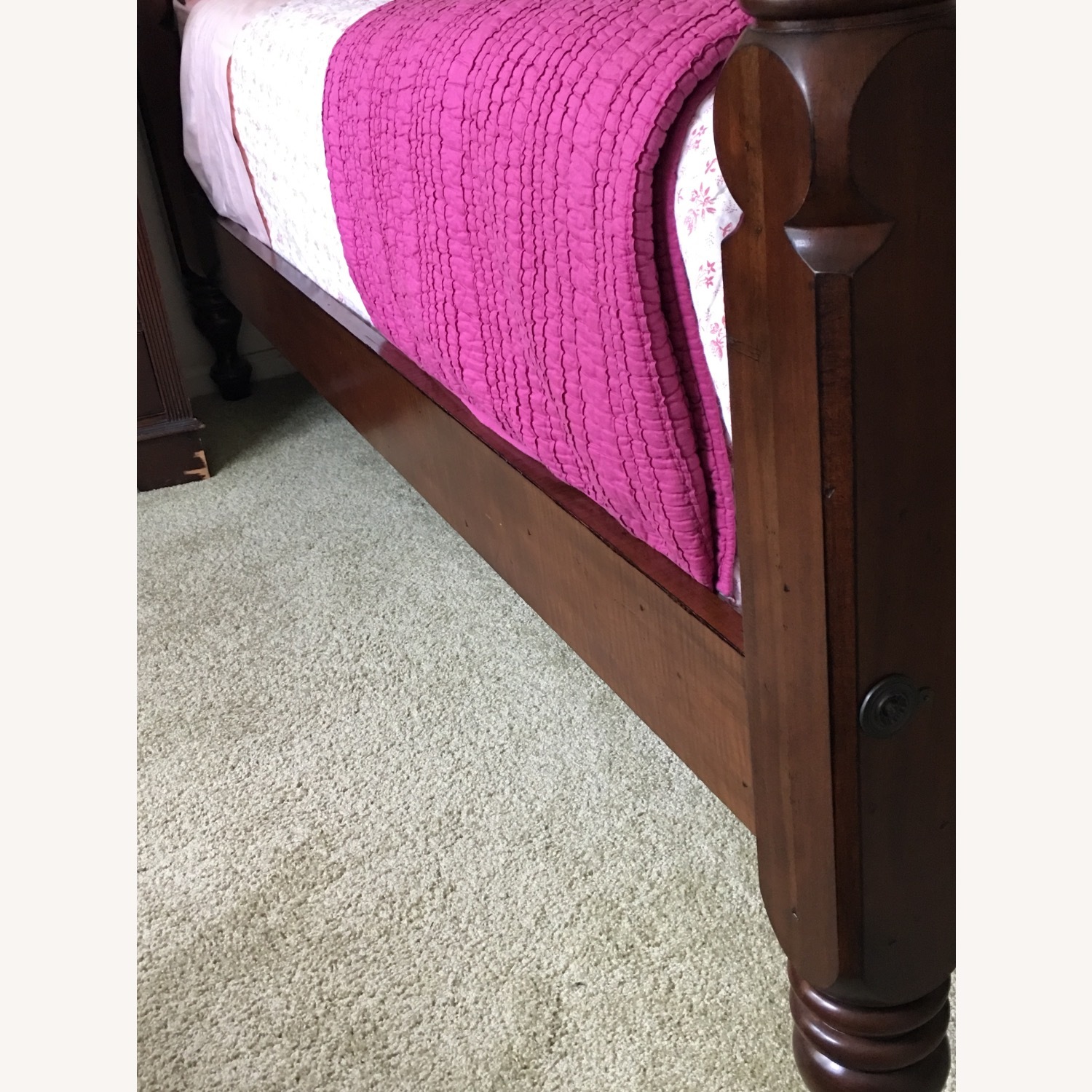 King Solid Wood Bed - image-2