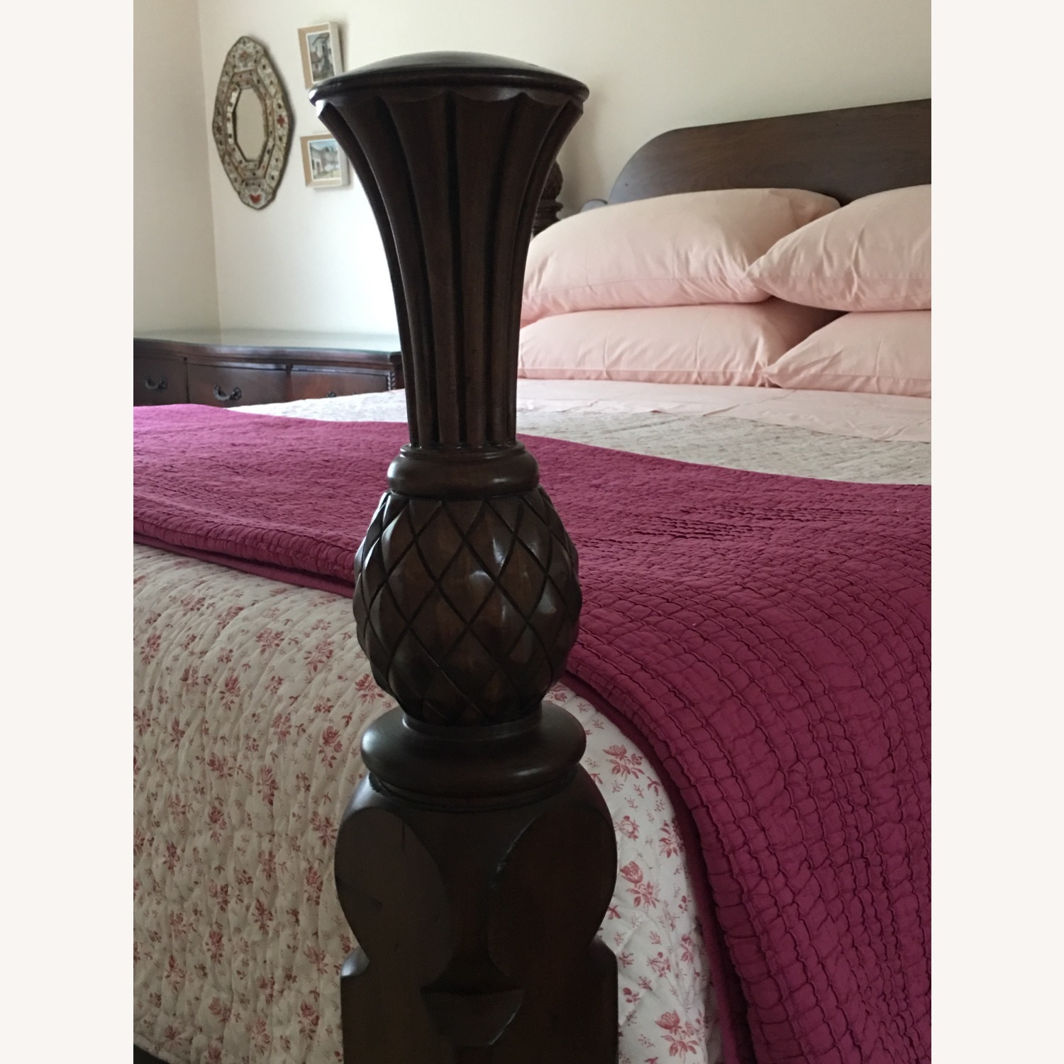 King Solid Wood Bed - image-6