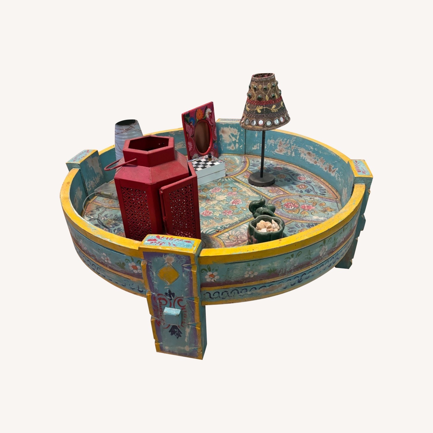 World Market Chakki Table - image-0