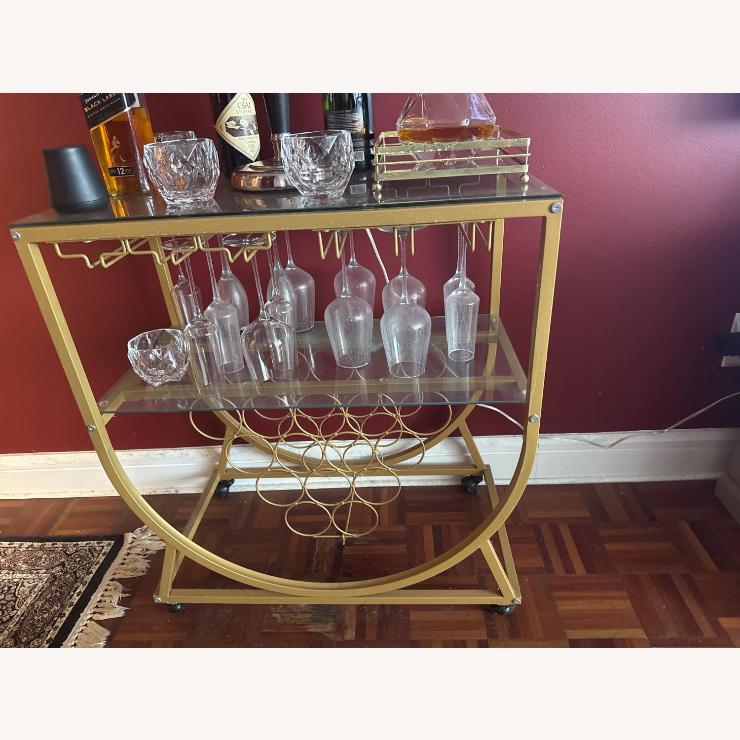 Gold Bar Cart - image-1