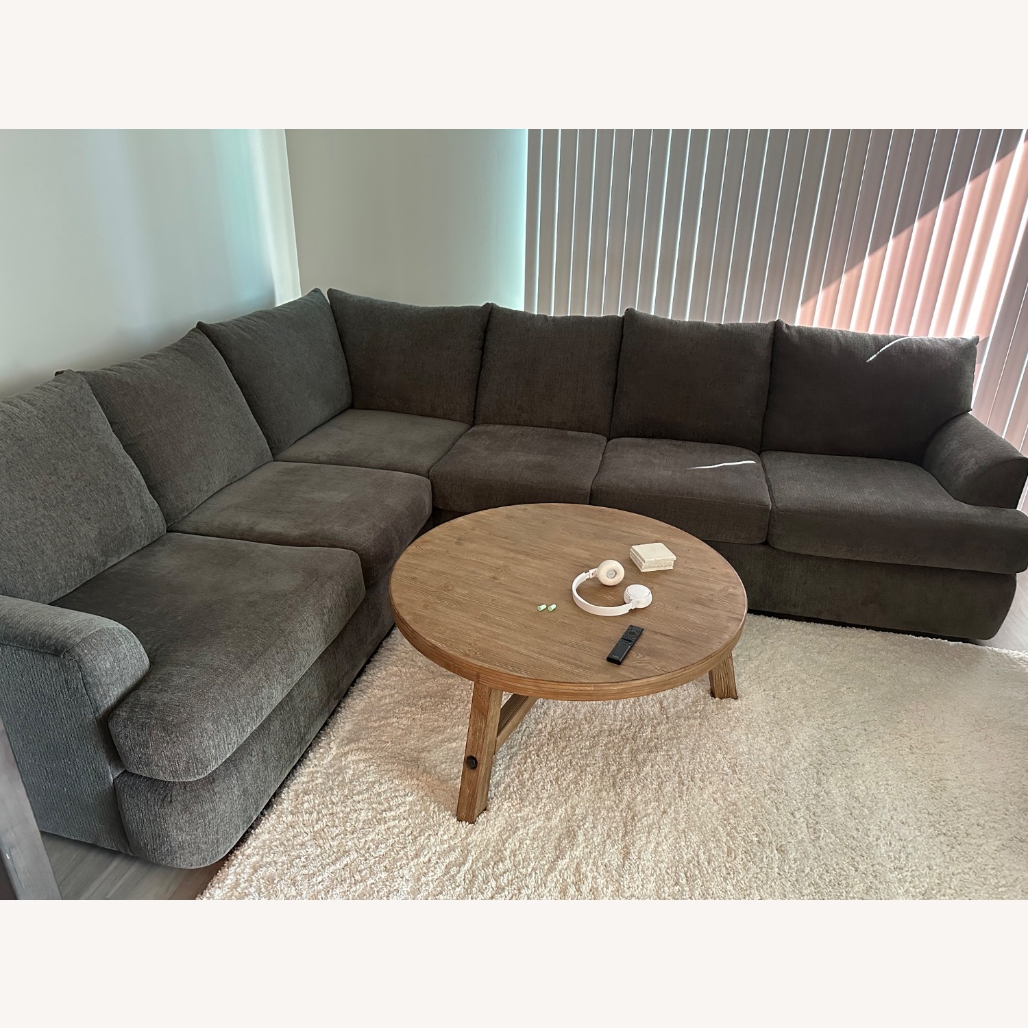 2 Piece Sectional (Slate Color) - image-0