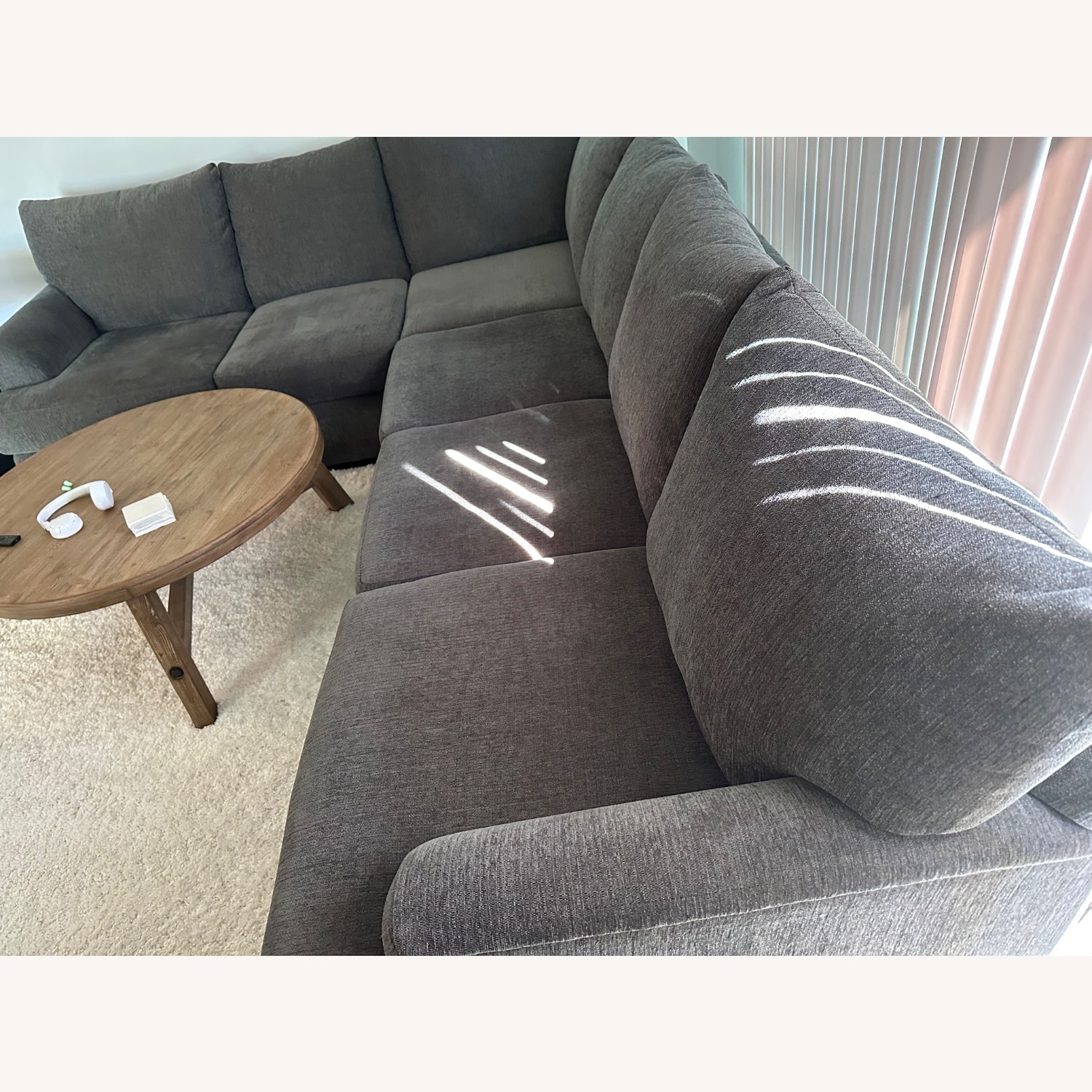 2 Piece Sectional (Slate Color) - image-4