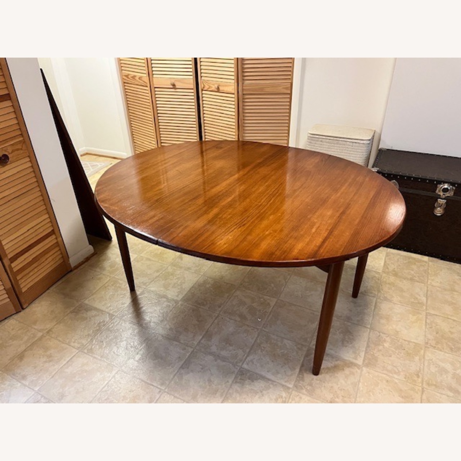 Danish Modern Teak Oval Dining Table - image-4