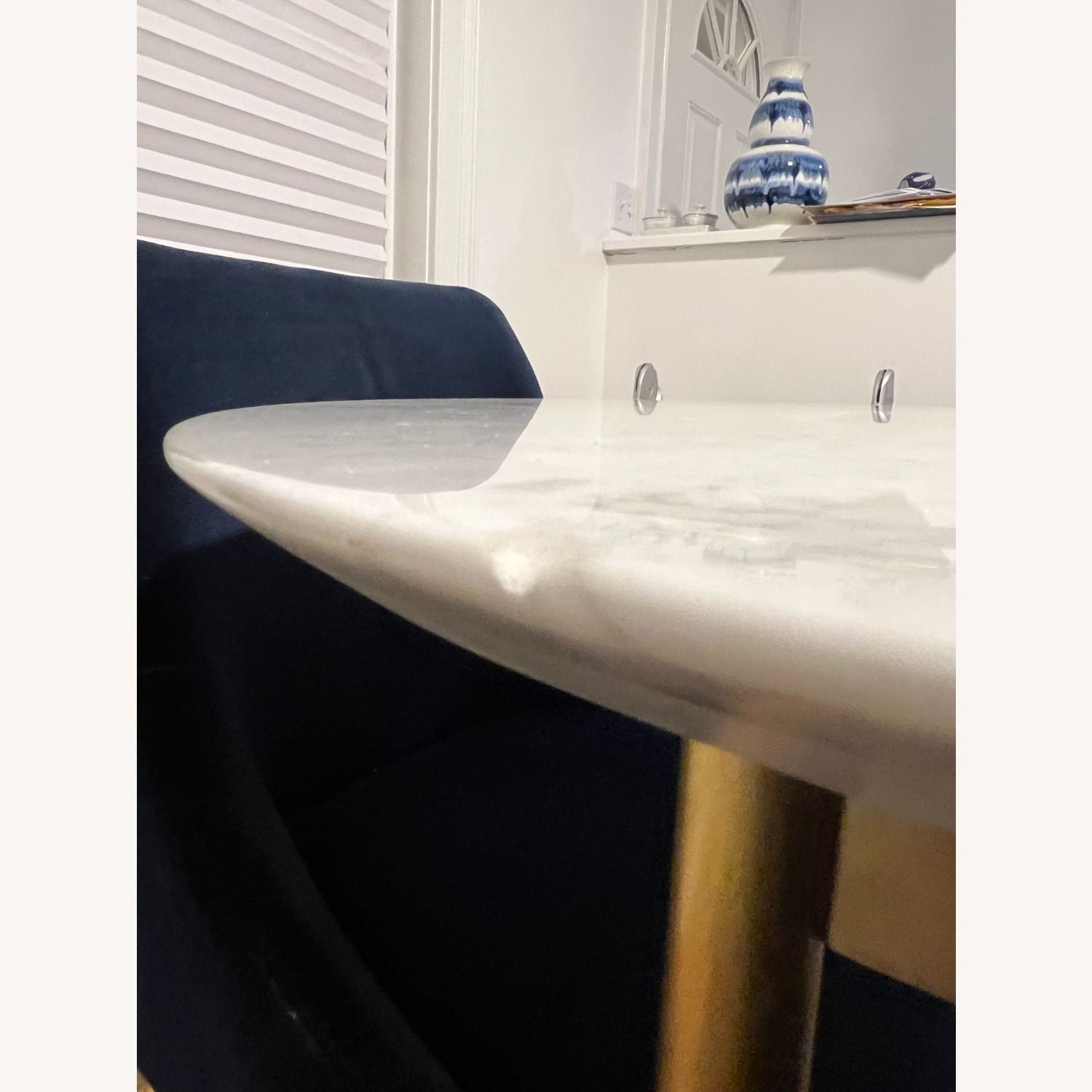 Anthropologie Strike Marble Dining Table - image-3