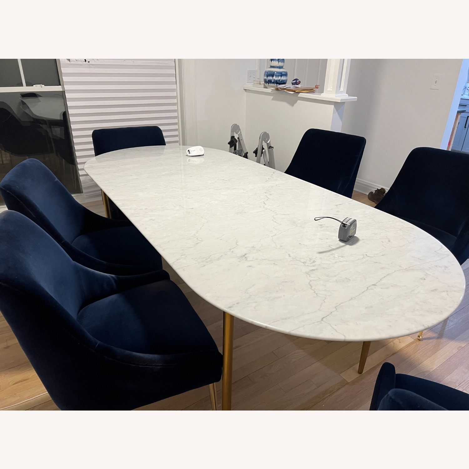 Anthropologie Strike Marble Dining Table - image-2