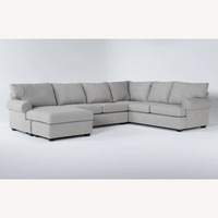 Living Spaces 2 Piece U-Shaped Sectional Sofa