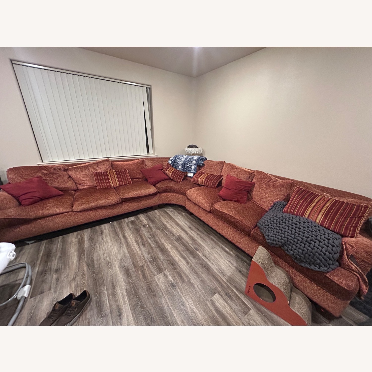 Speckled Red Large Sectional - image-0