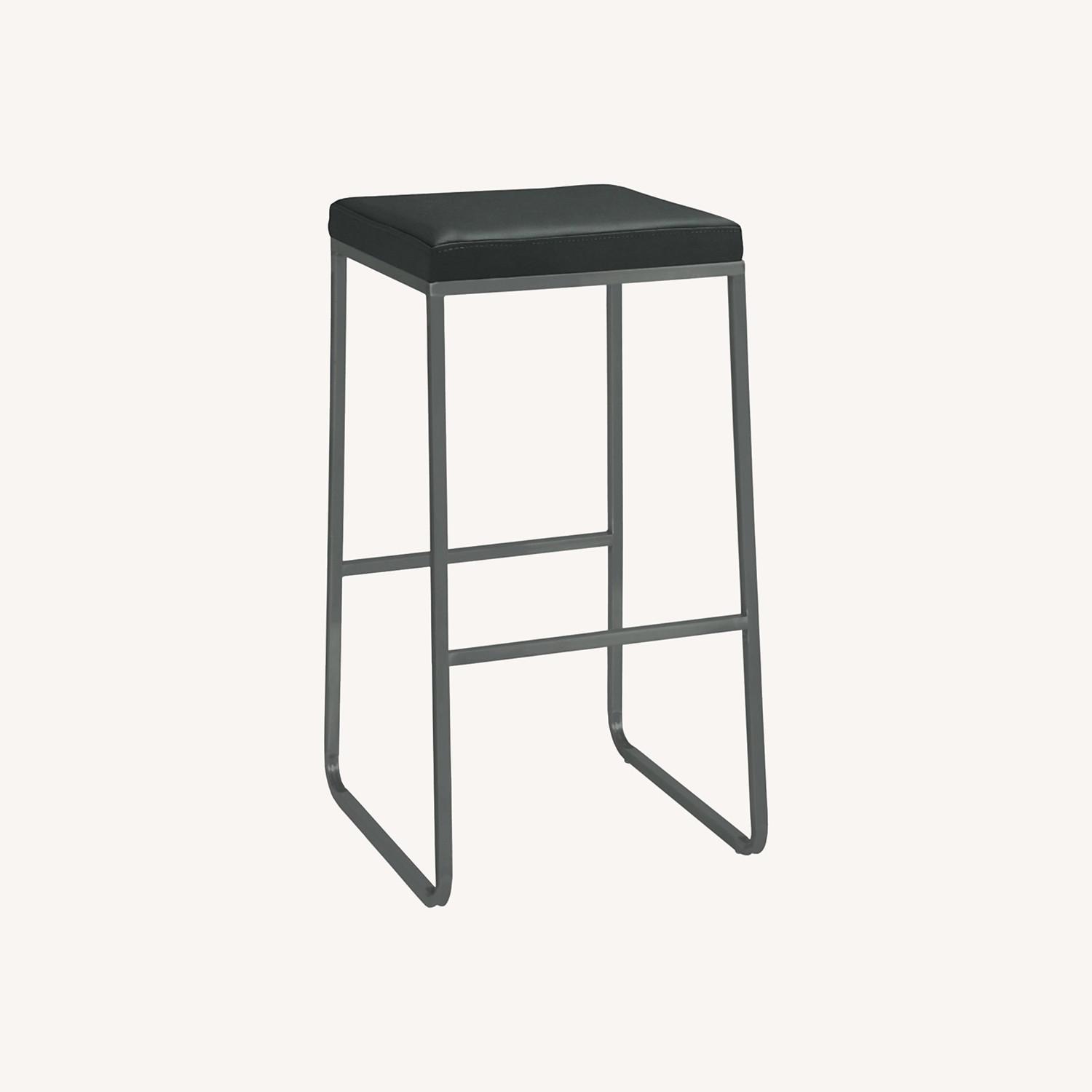 Room & Board Leather Bar Stools - image-0