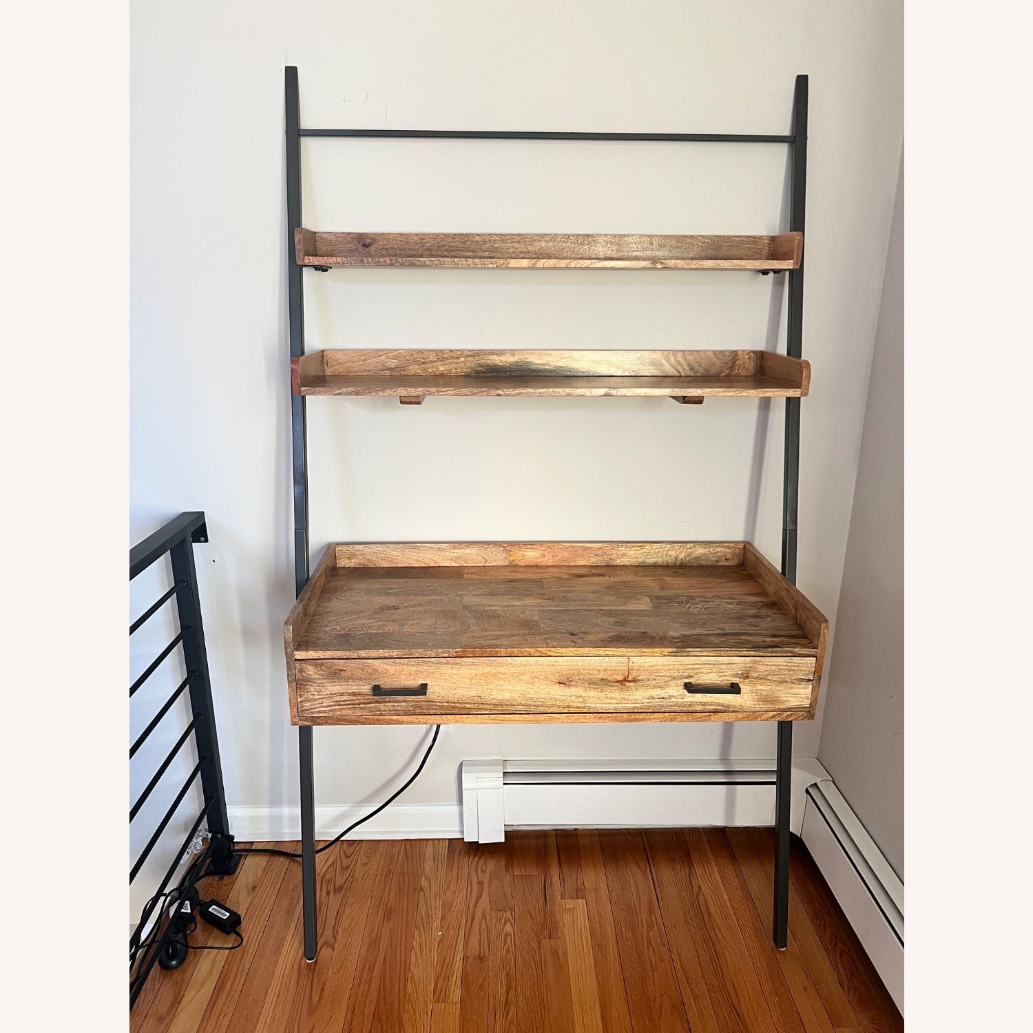 AllModern Innes Solid Wood Ladder Desk - image-1