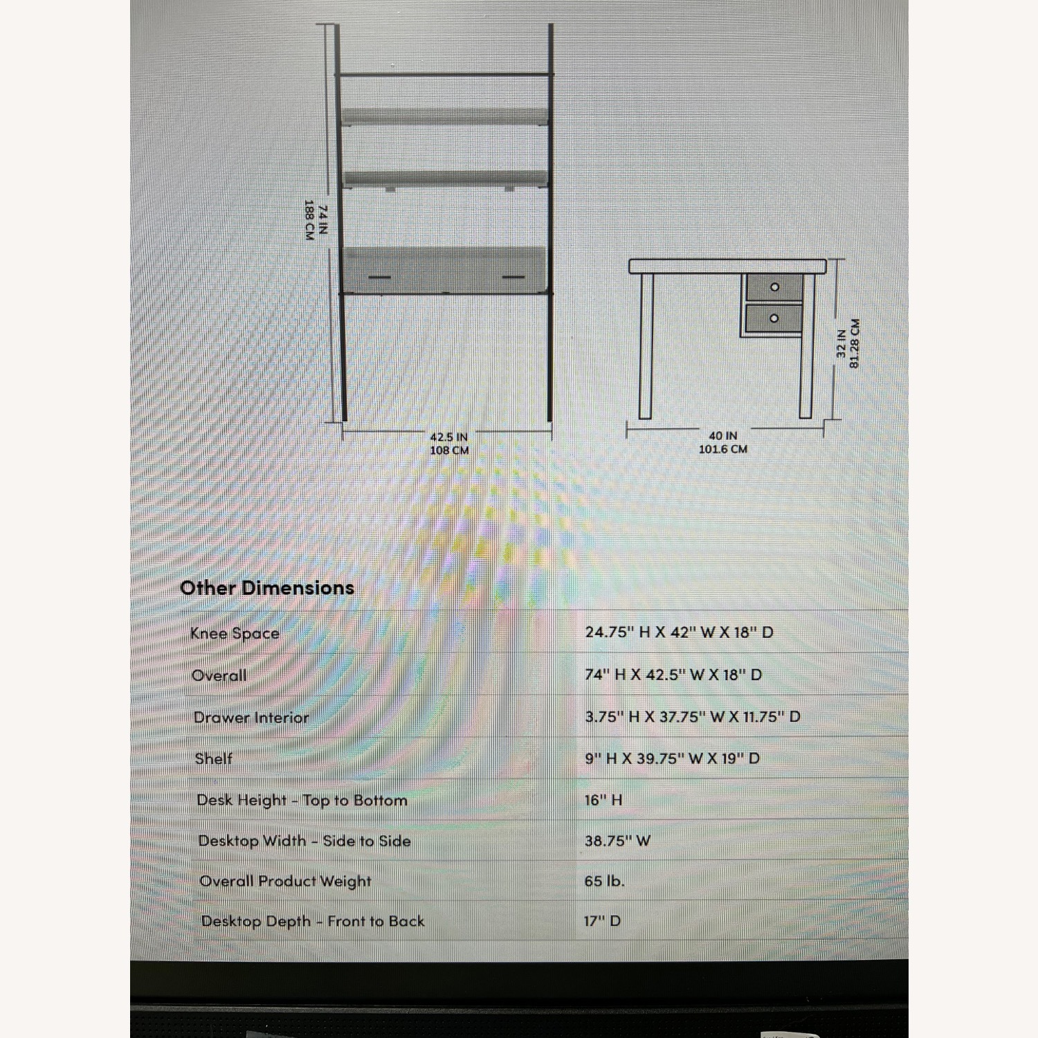 AllModern Innes Solid Wood Ladder Desk - image-4