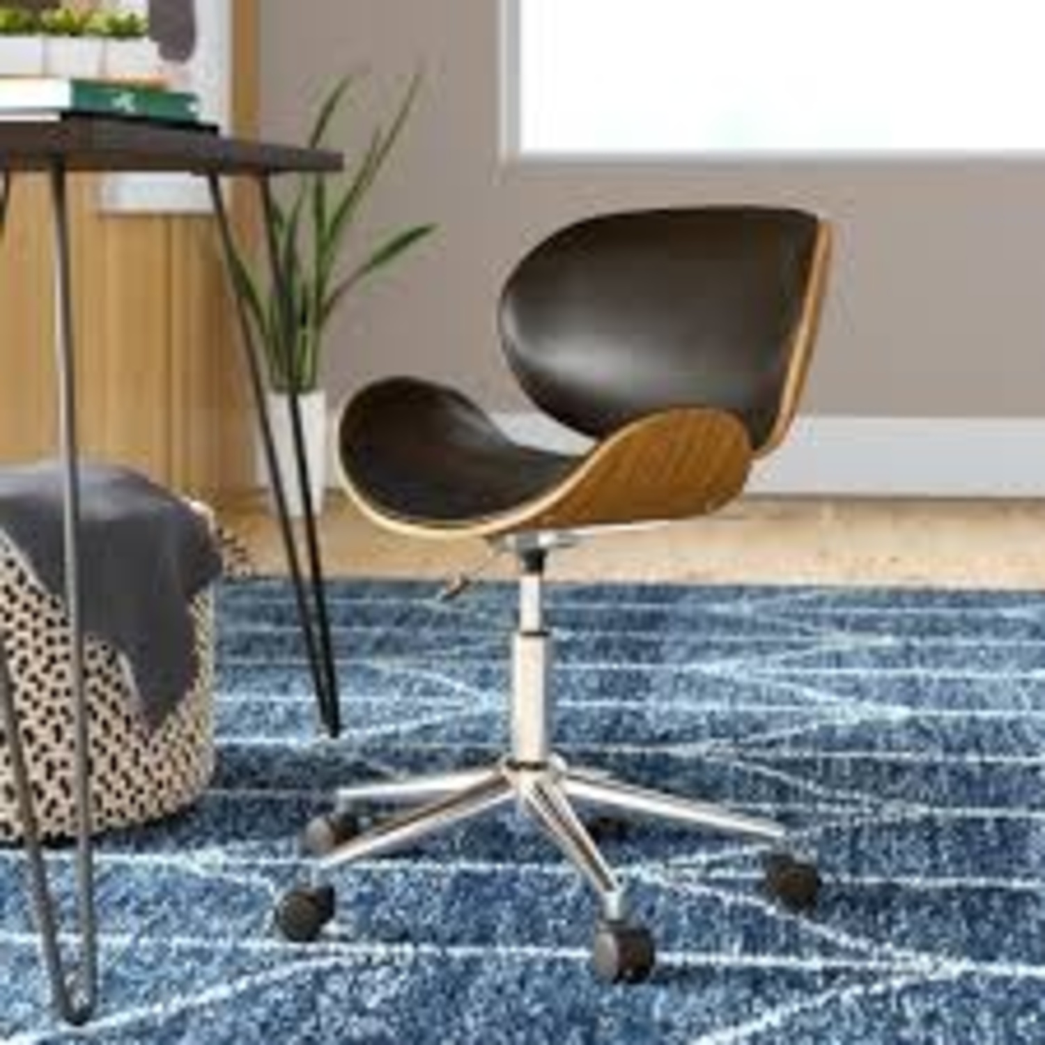 Wade Logan Charlot  Modern Desk Chair with Wheels  - image-6
