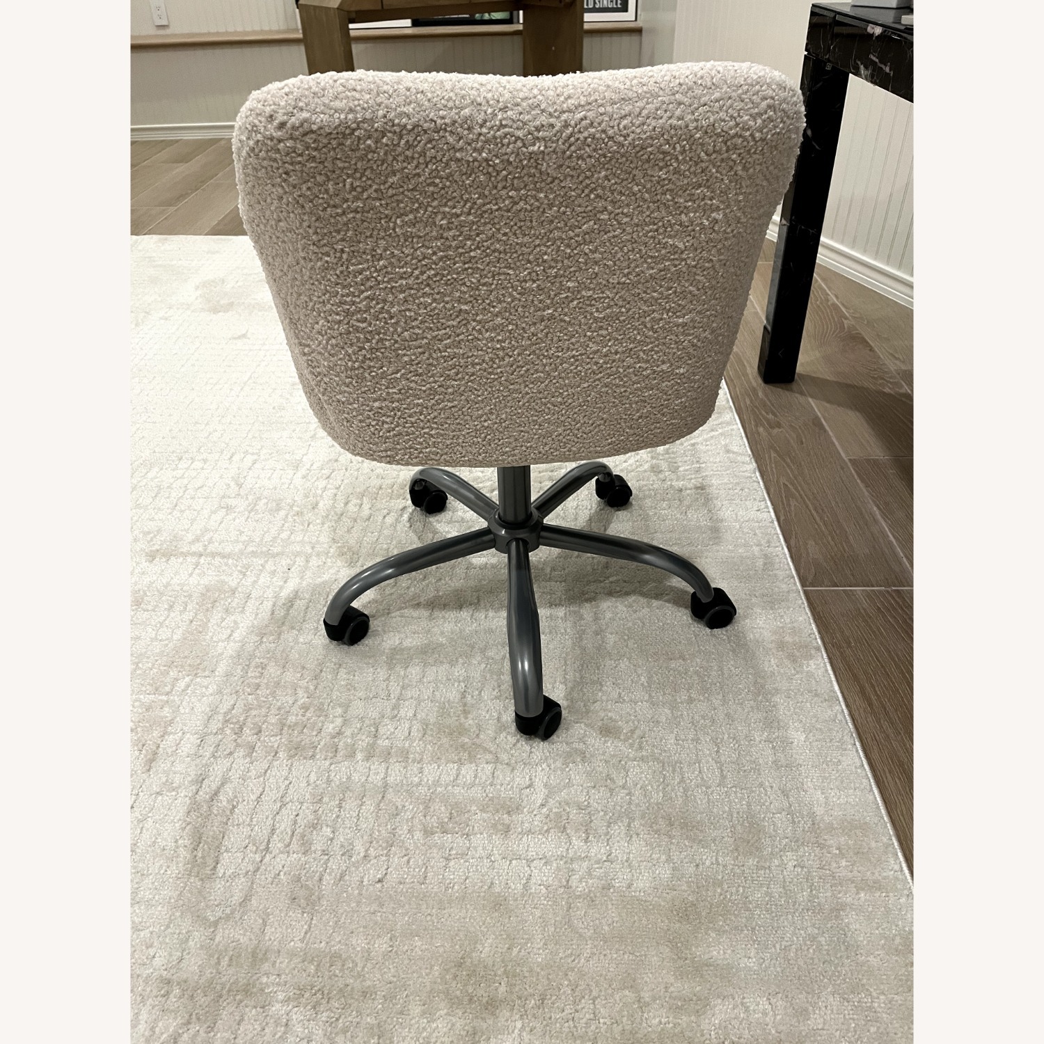 Wayfair White Sherpa Office Chair - image-3