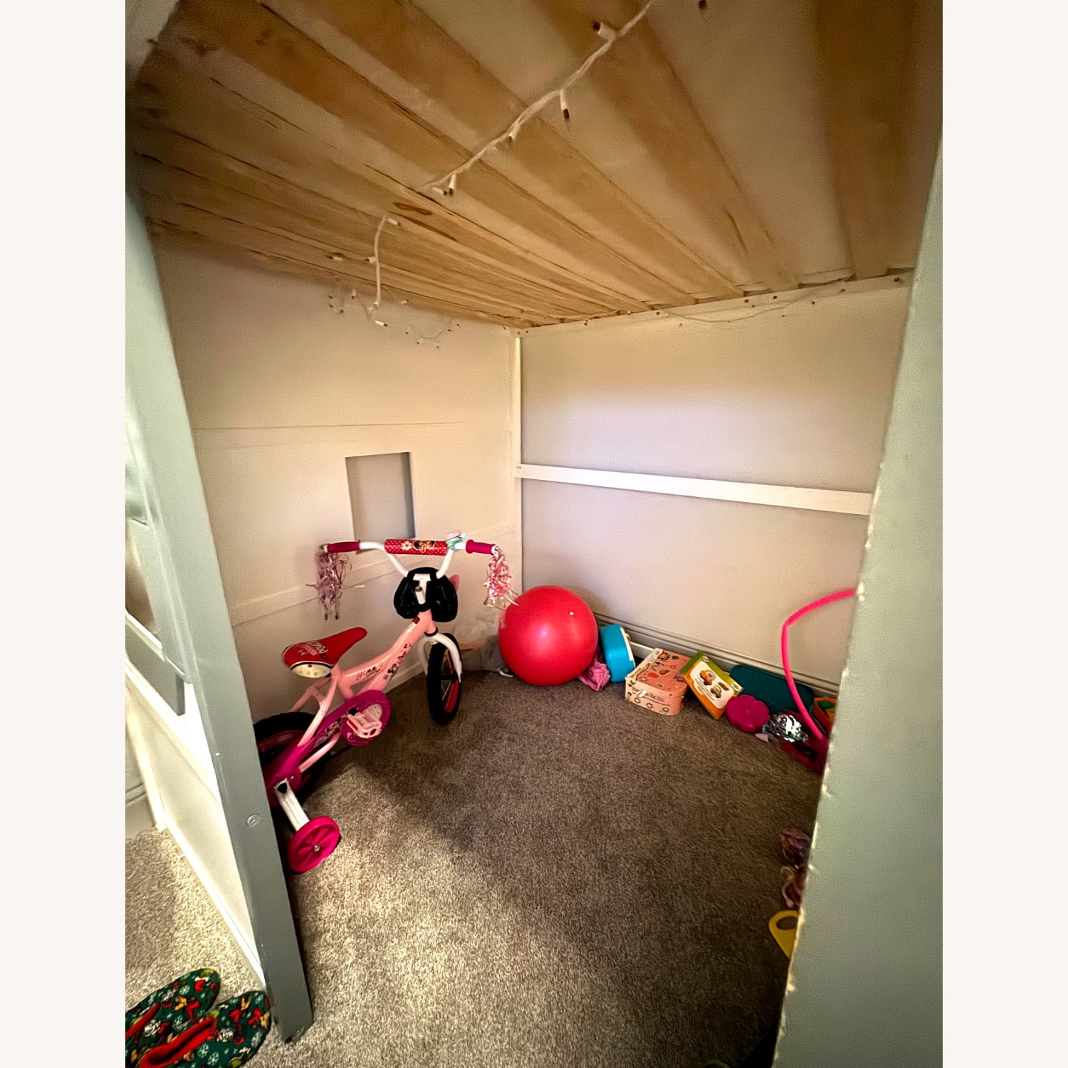 Walmart Triple Tree Loft House Bed with Ladder - image-6