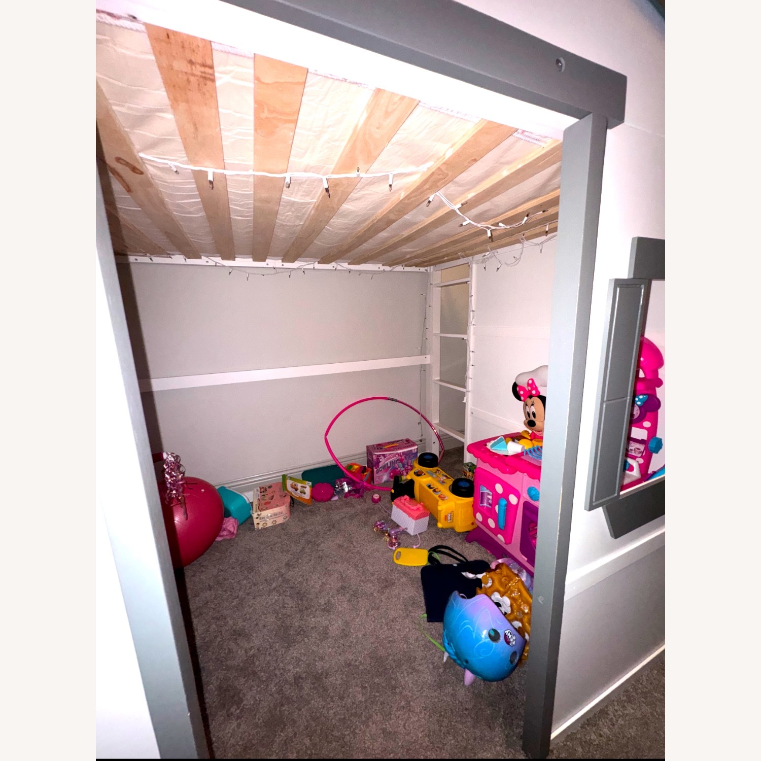 Walmart Triple Tree Loft House Bed with Ladder - image-5