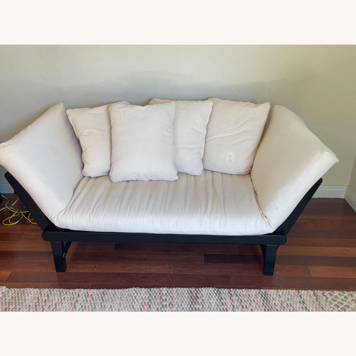 World Market Espresso Wood Studio Day Sofa - image-1