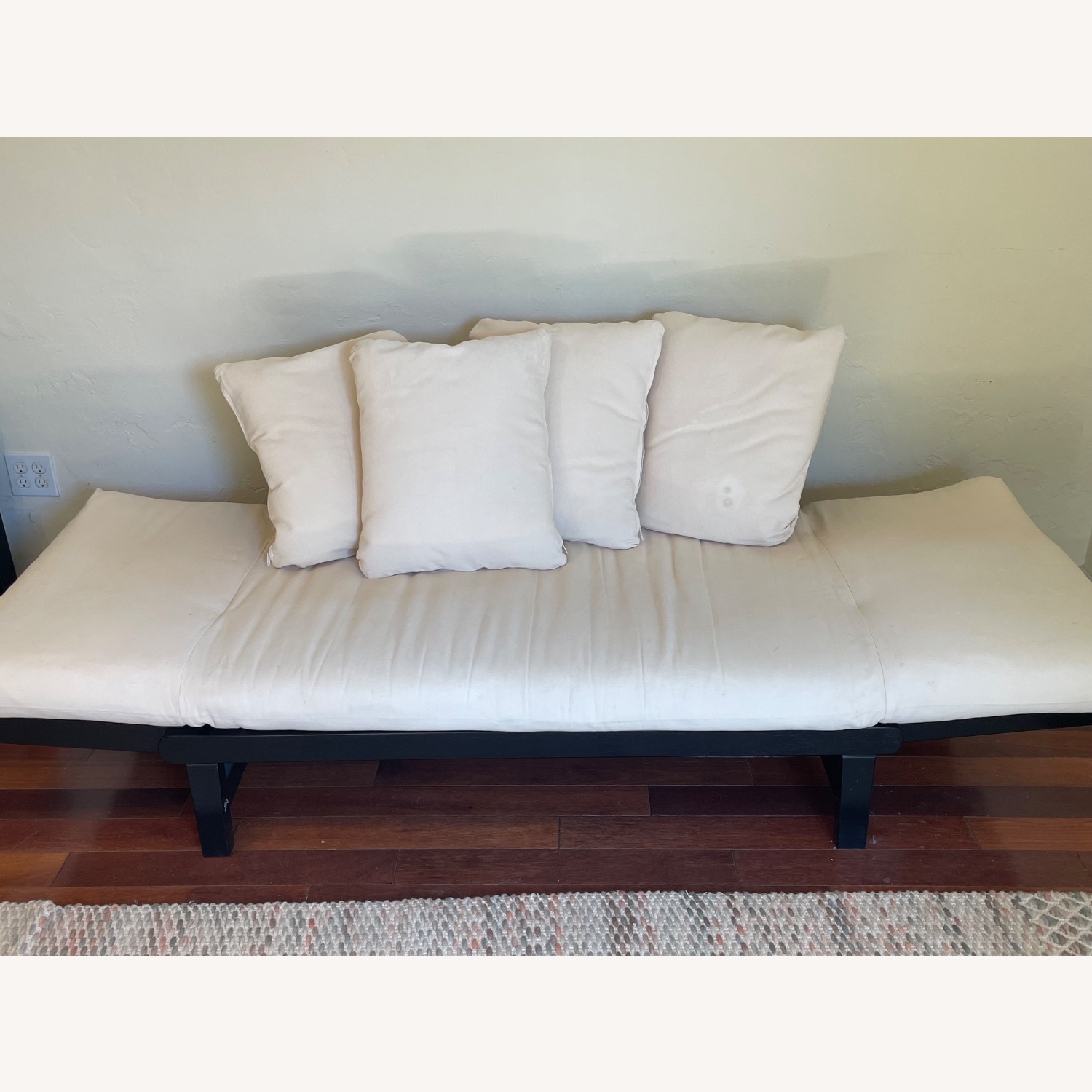 World Market Espresso Wood Studio Day Sofa - image-4