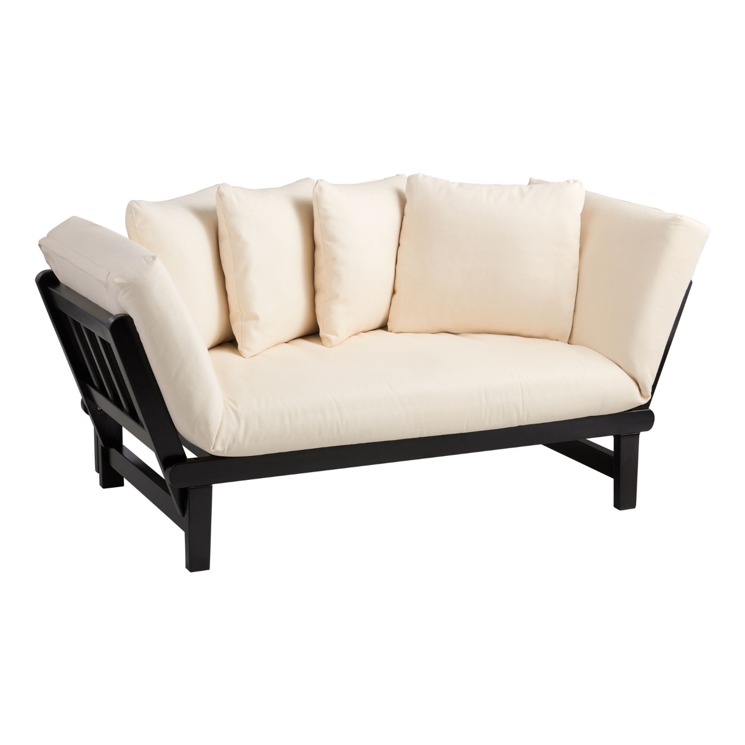 World Market Espresso Wood Studio Day Sofa - image-8