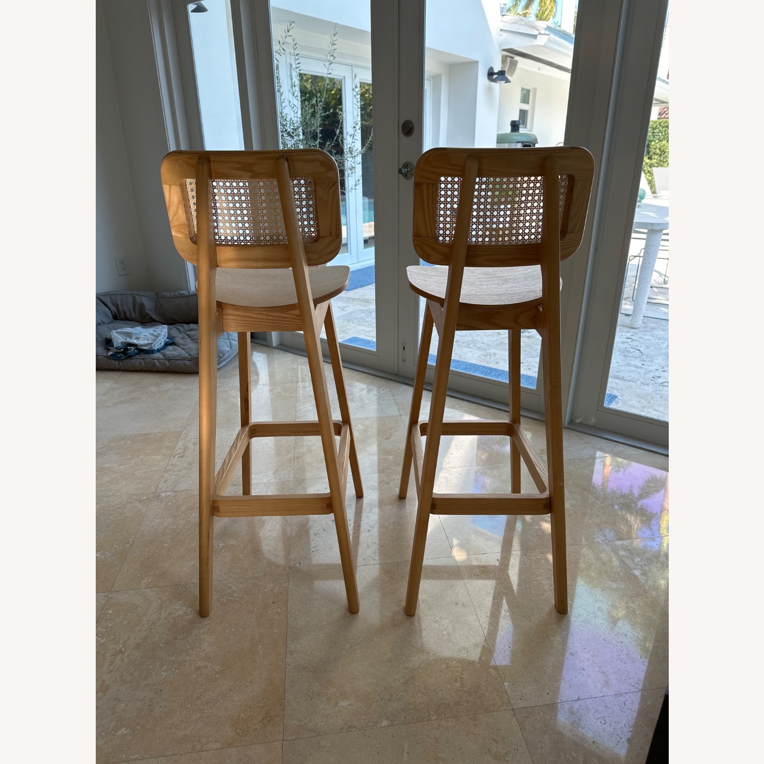 Industry West Domino Cane Bar Stools - image-3