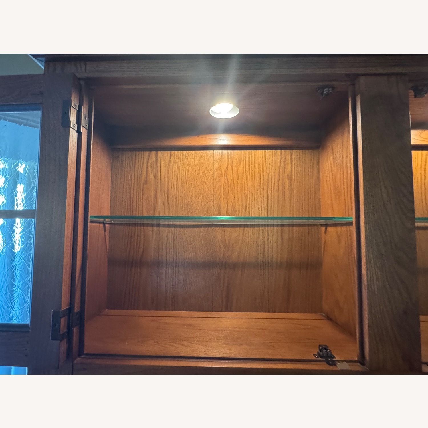Broyhill Attic Heirloom Oak China Cabinet - image-9
