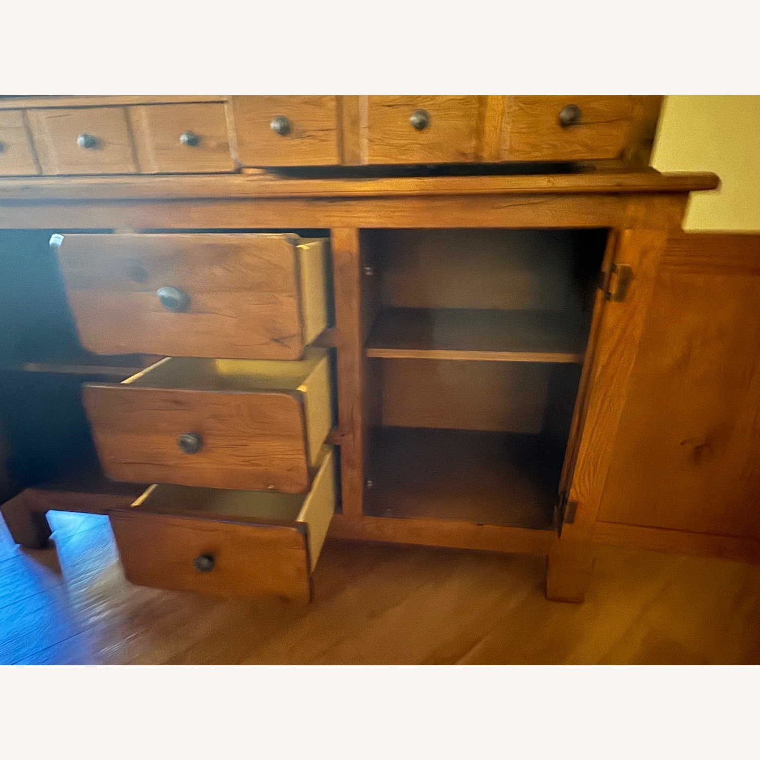 Broyhill Attic Heirloom Oak China Cabinet - image-7