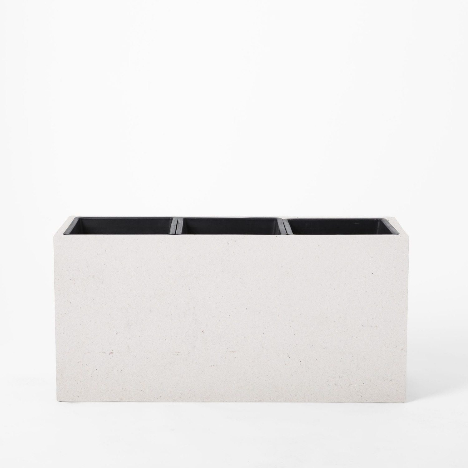 West Elm Cityscape Ficonstone Planter Rectangle - image-1