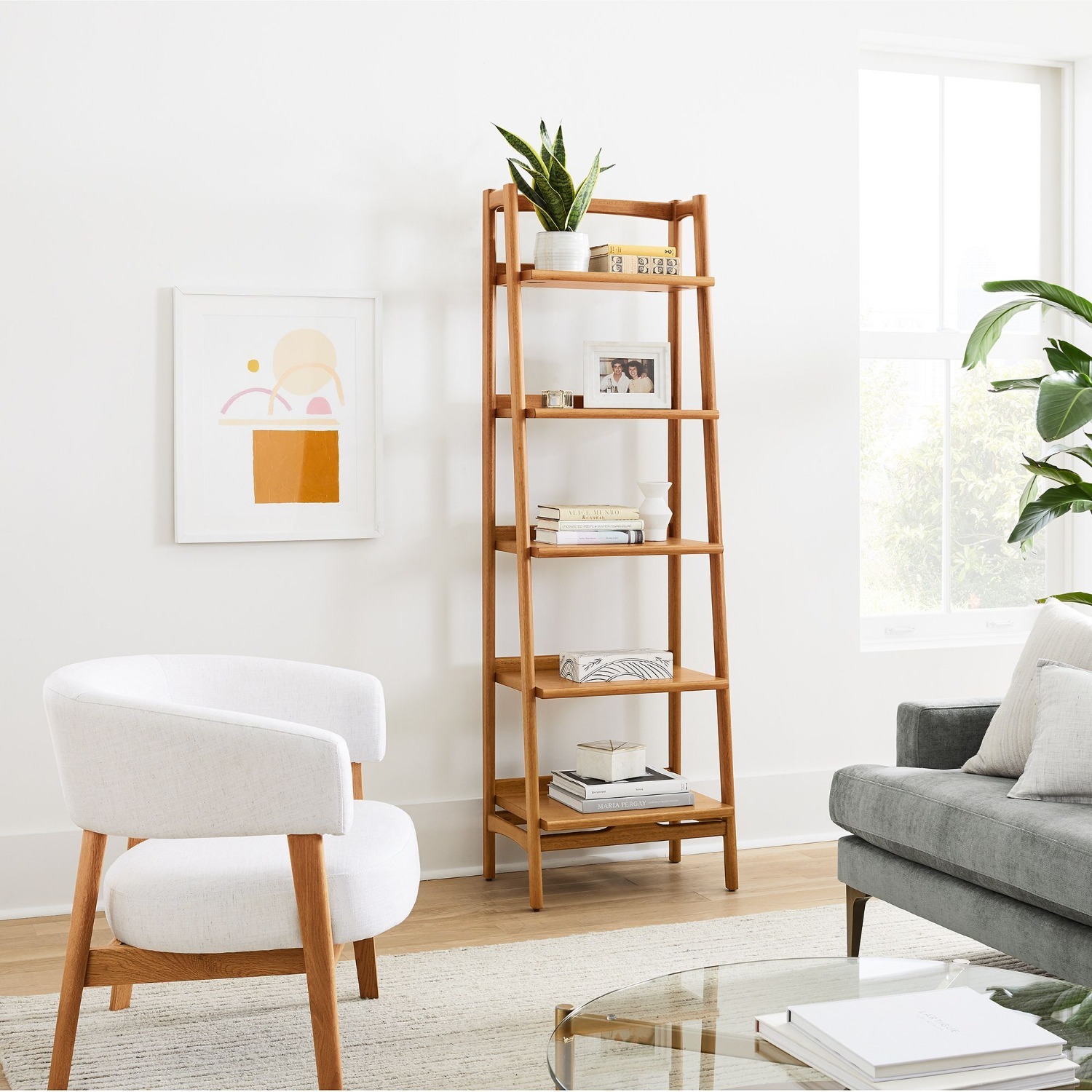 West Elm Mid-Century Bookshelf (22") - image-3