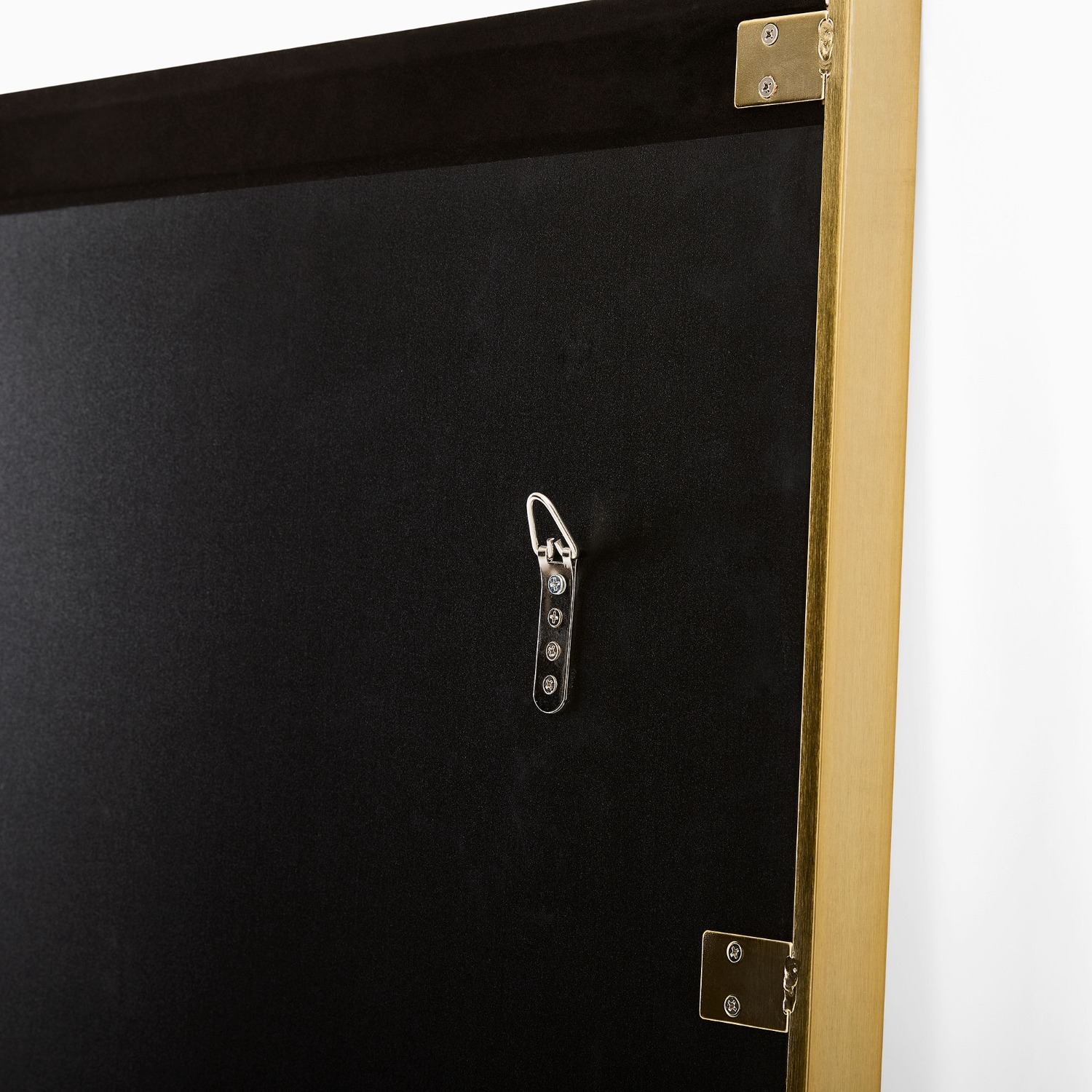 West Elm Marble & Brass Floor Mirror - image-1