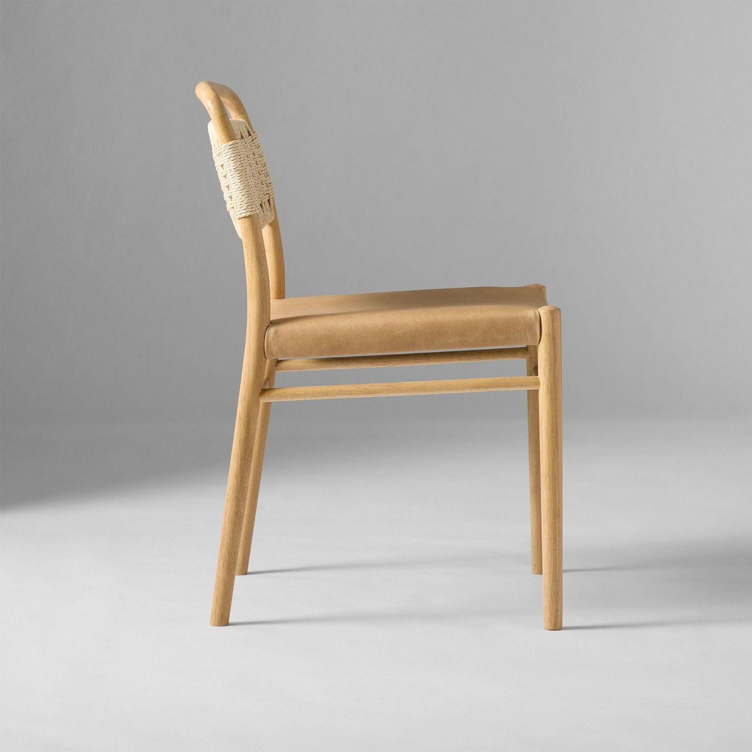 West Elm Eindhoven Leather Dining Chair - image-4