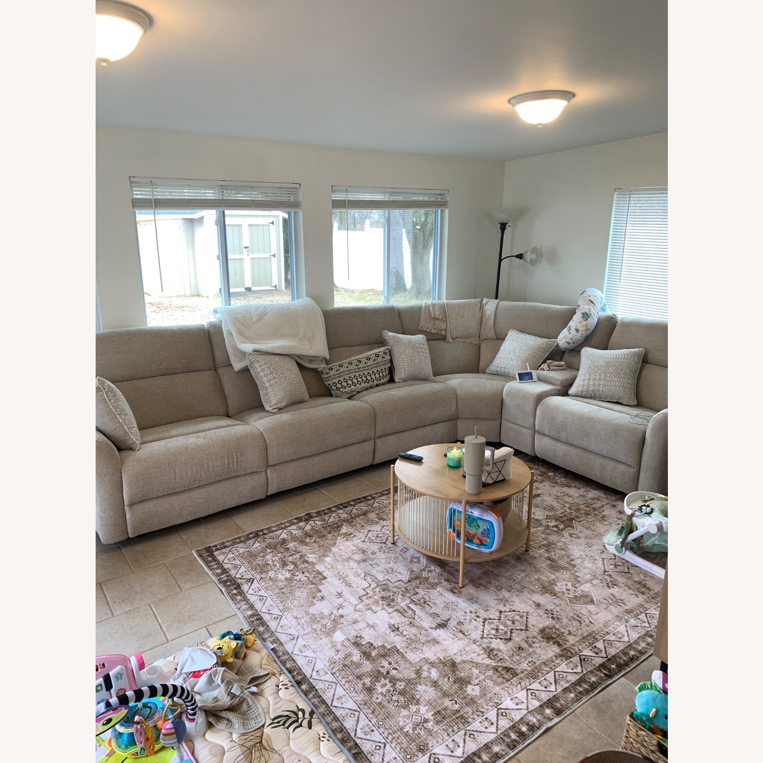 Raymour and Flanigan Fletcher Reclining Sectional - image-2