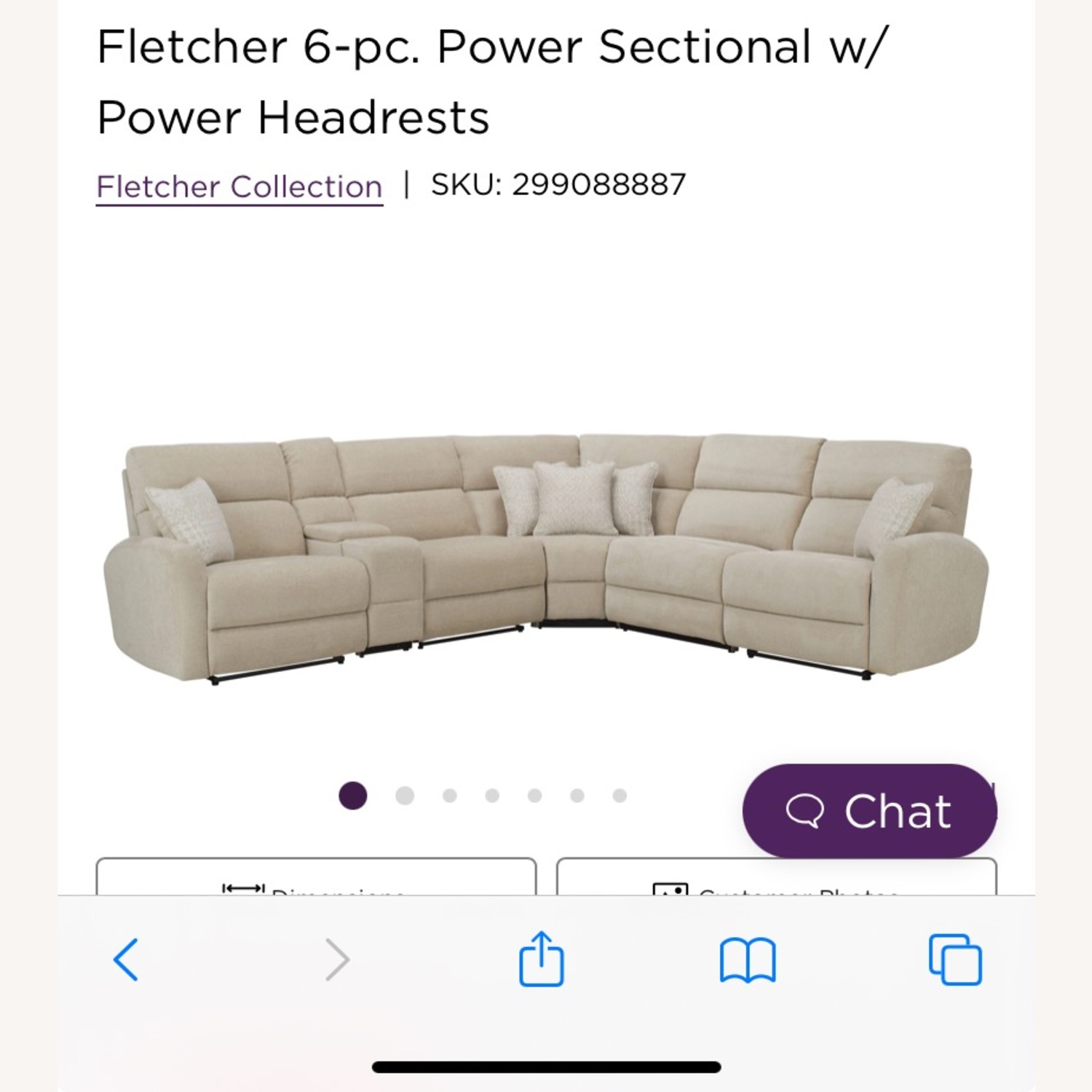Raymour and Flanigan Fletcher Reclining Sectional - image-1