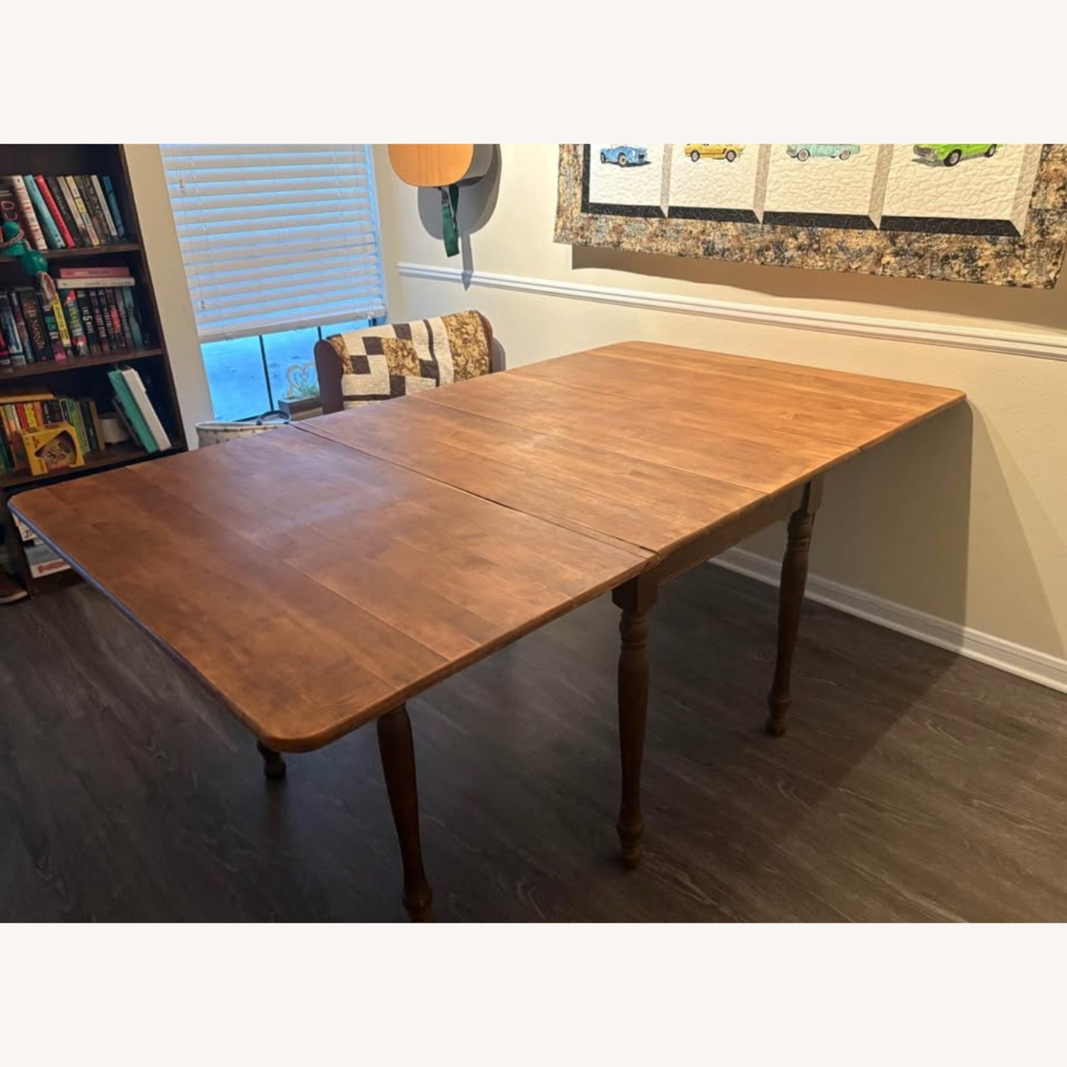 Solid Wood Expandable Dining Table - image-0