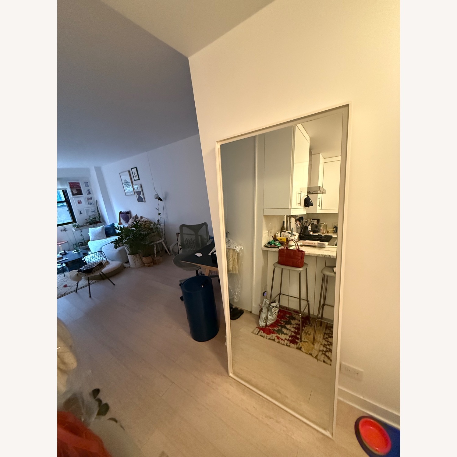 West Elm Floating Floor Length Mirror - image-2