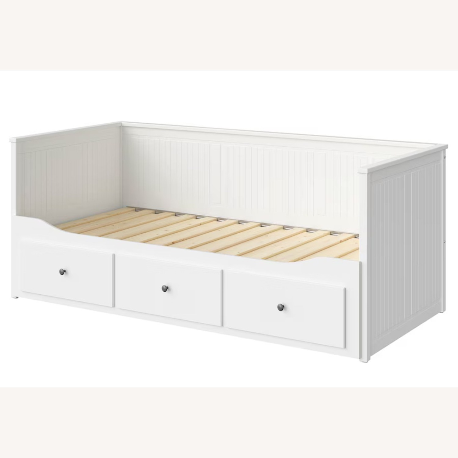 IKEA HEMNES Daybed Frame with 3 Drawers White Twin - image-1