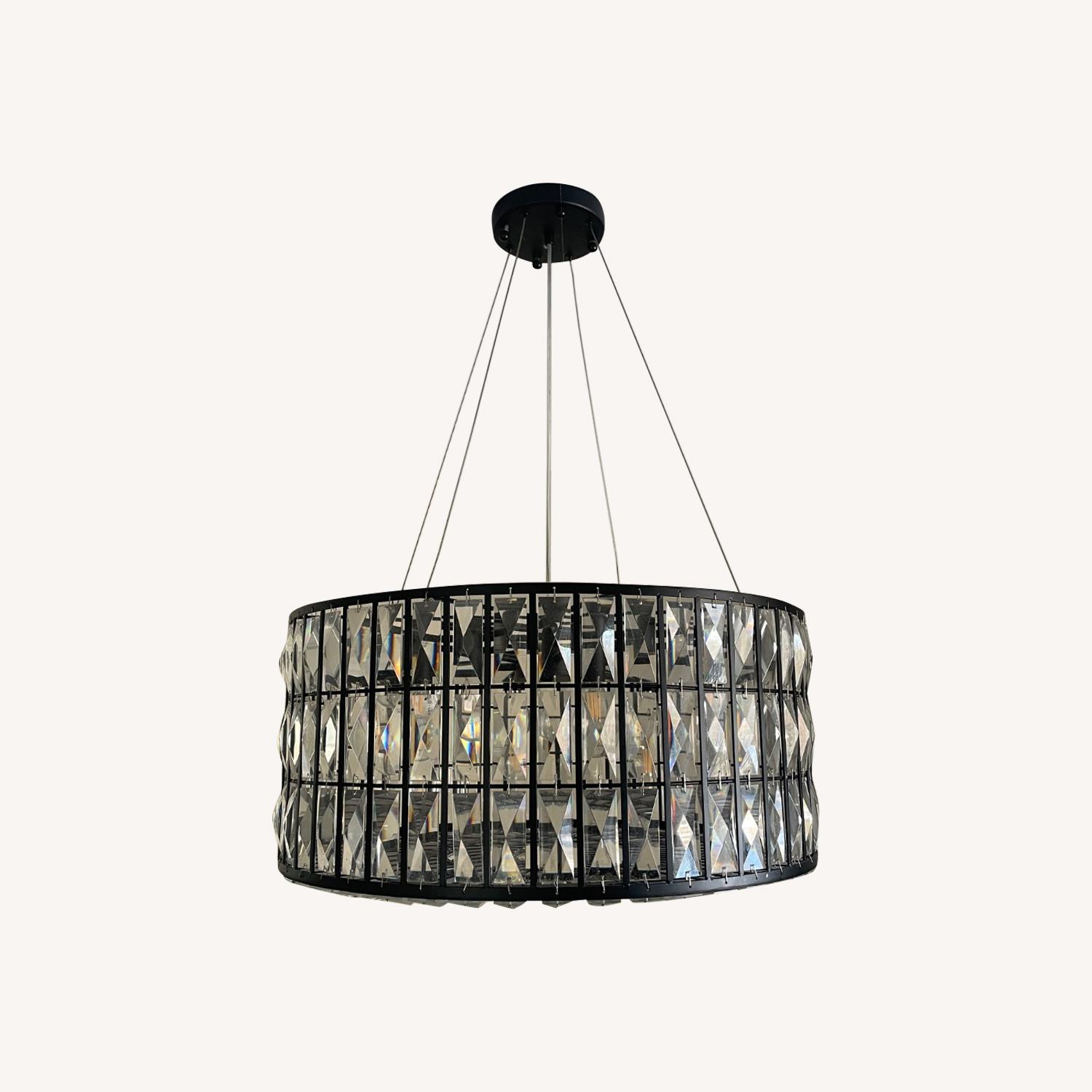Bed Bath & Beyond The Monroe Round Crystal Chandelier Light - image-0