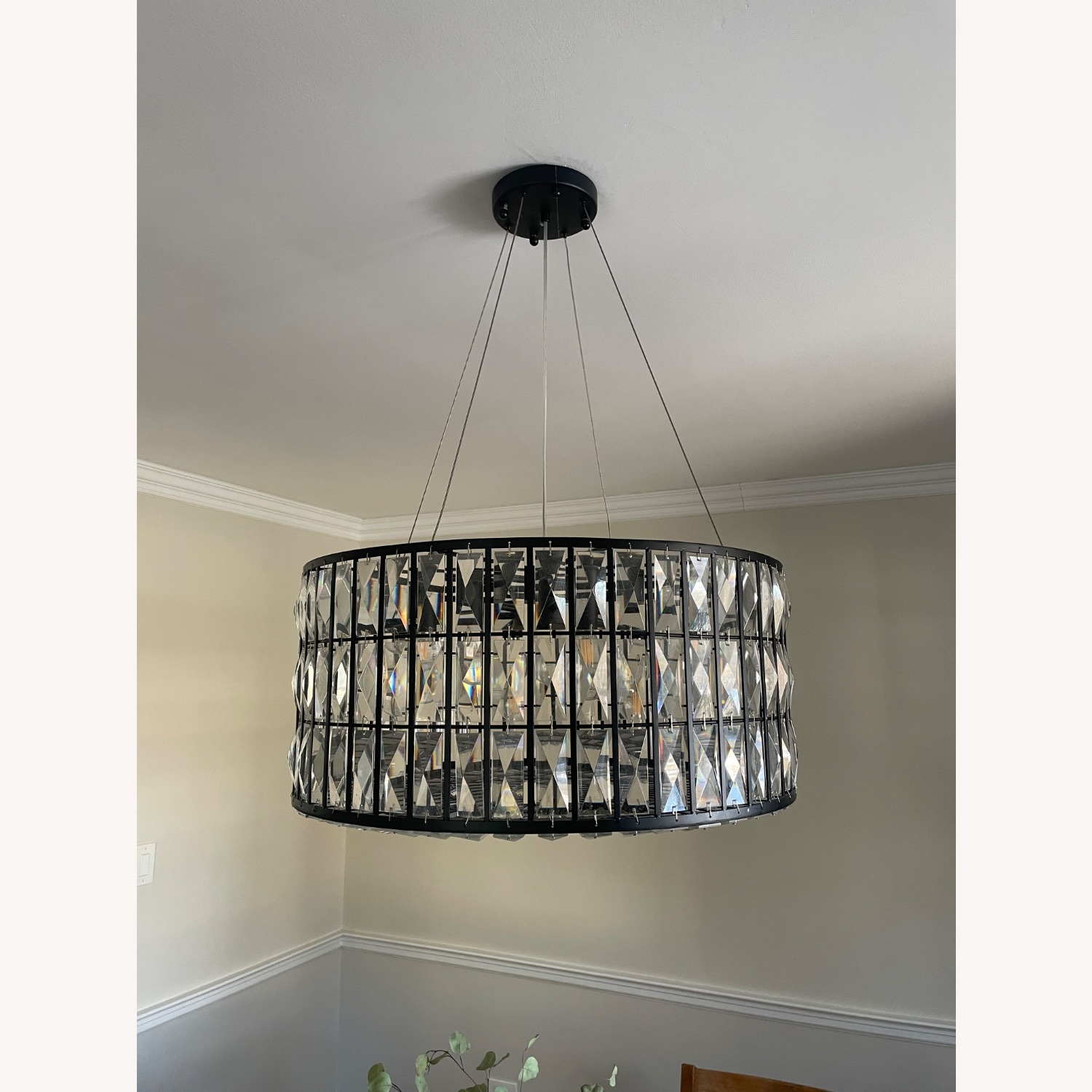 Bed Bath & Beyond The Monroe Round Crystal Chandelier Light - image-3