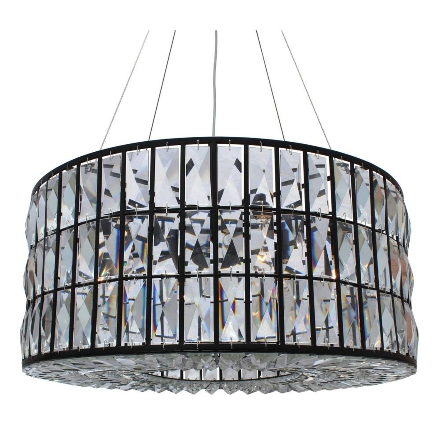 Bed Bath & Beyond The Monroe Round Crystal Chandelier Light - image-8