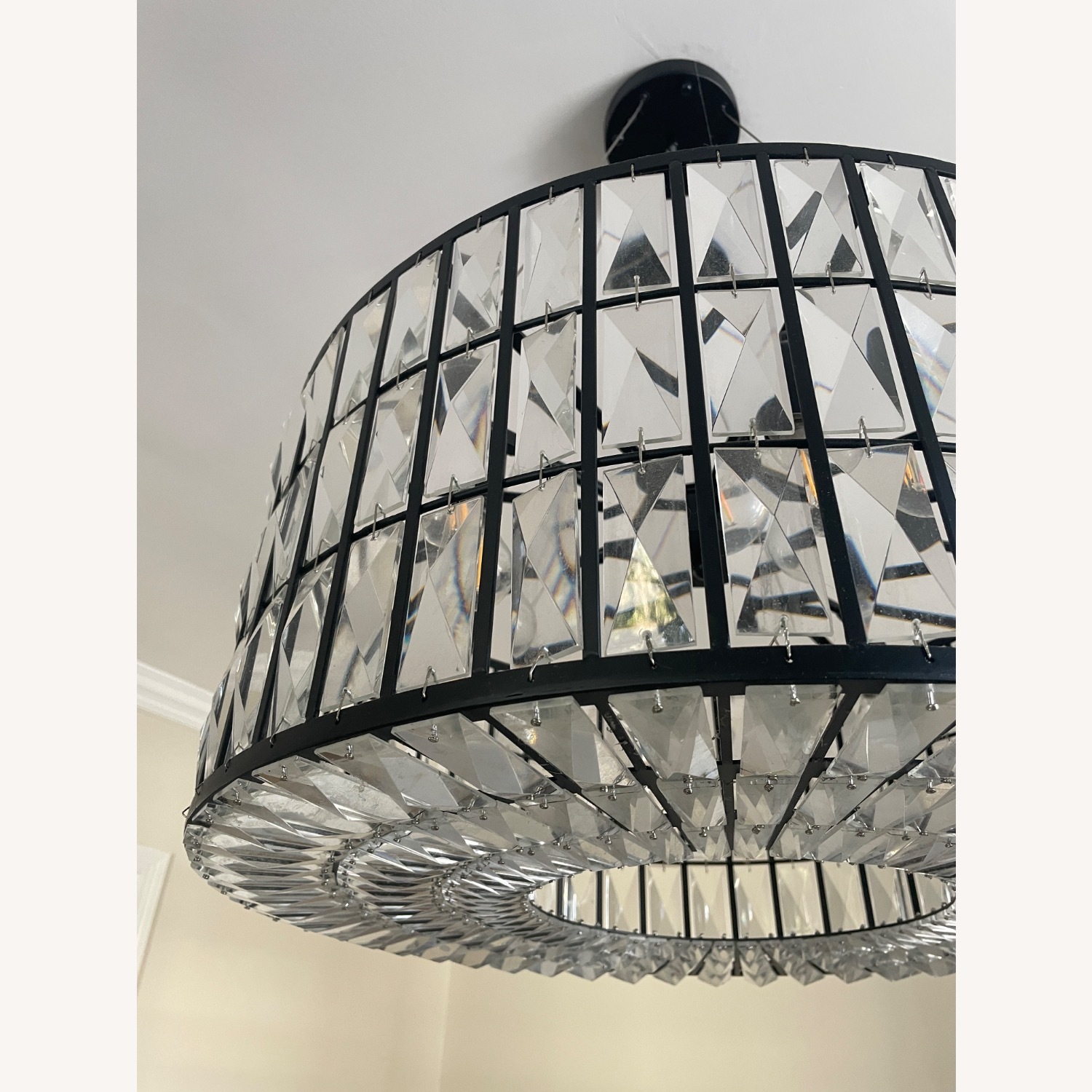 Bed Bath & Beyond The Monroe Round Crystal Chandelier Light - image-4