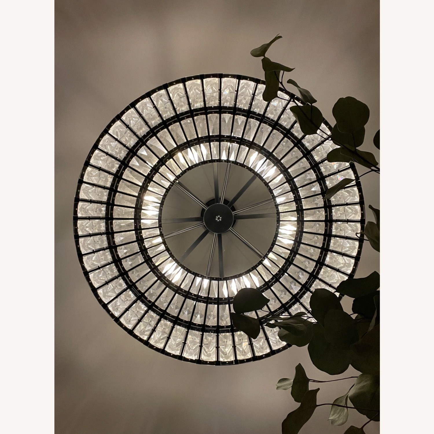 Bed Bath & Beyond The Monroe Round Crystal Chandelier Light - image-7