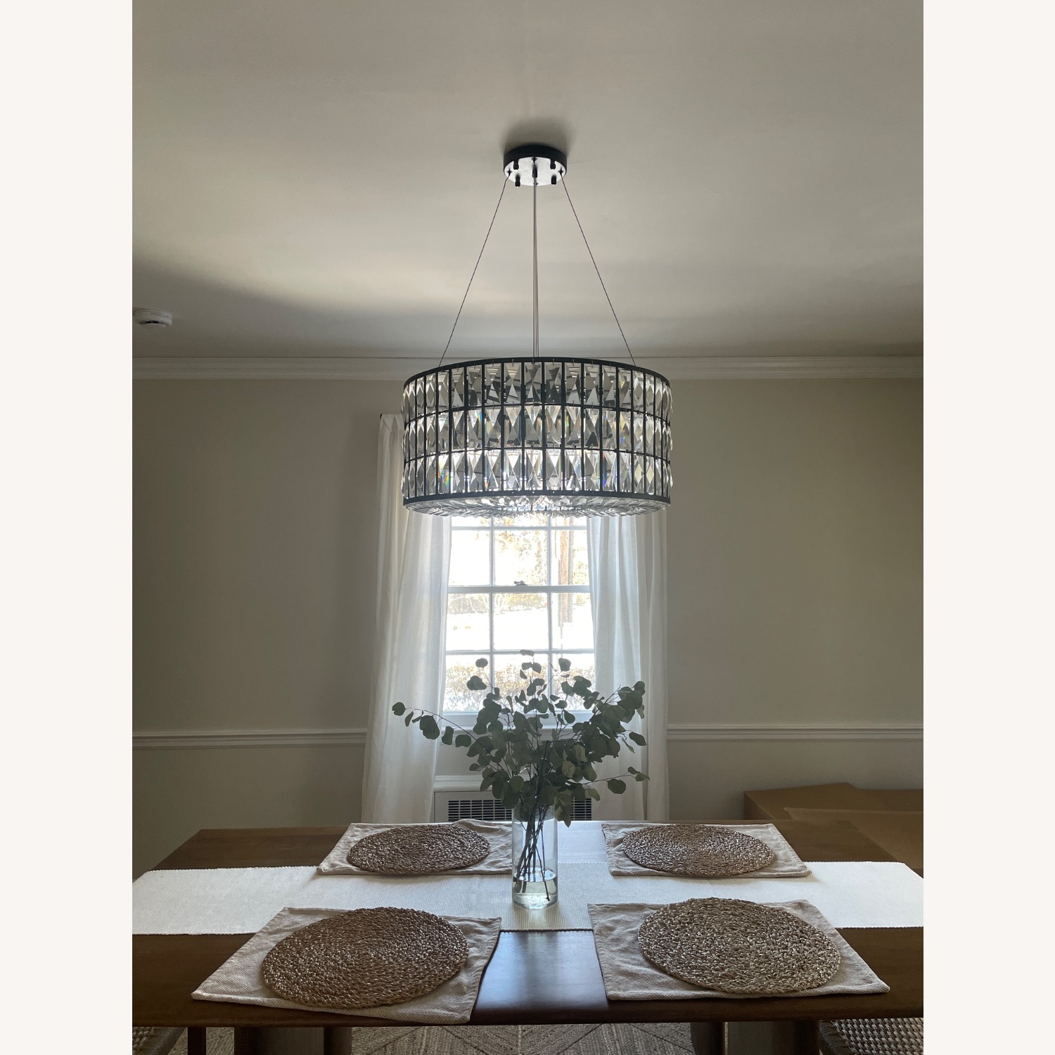 Bed Bath & Beyond The Monroe Round Crystal Chandelier Light - image-1
