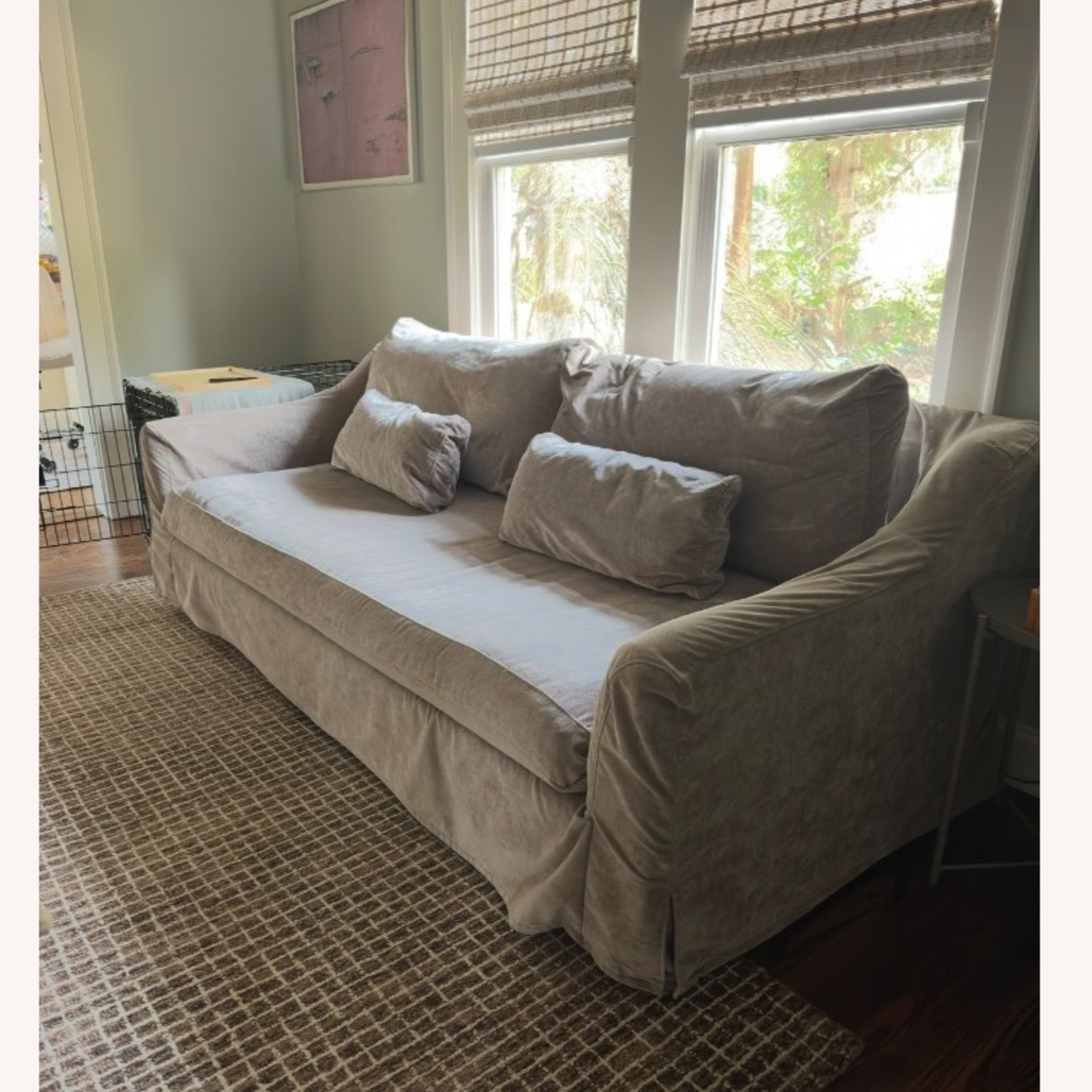 IKEA Farlov 3-Seat Sofa with Custom Cover - image-1