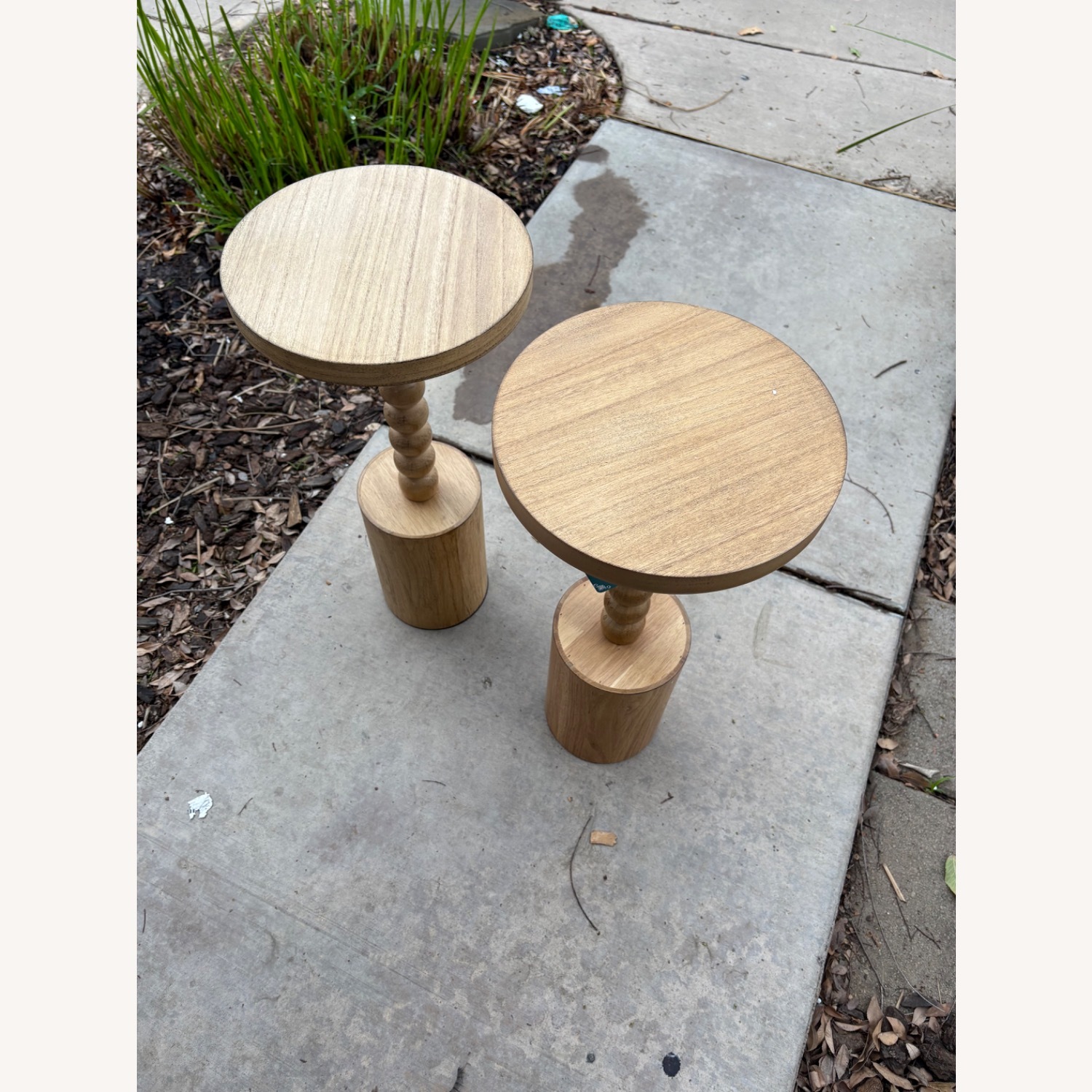 Pedestal Side Table  - image-2