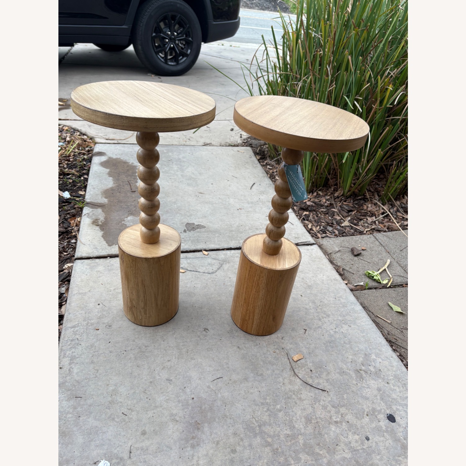 Pedestal Side Table  - image-1