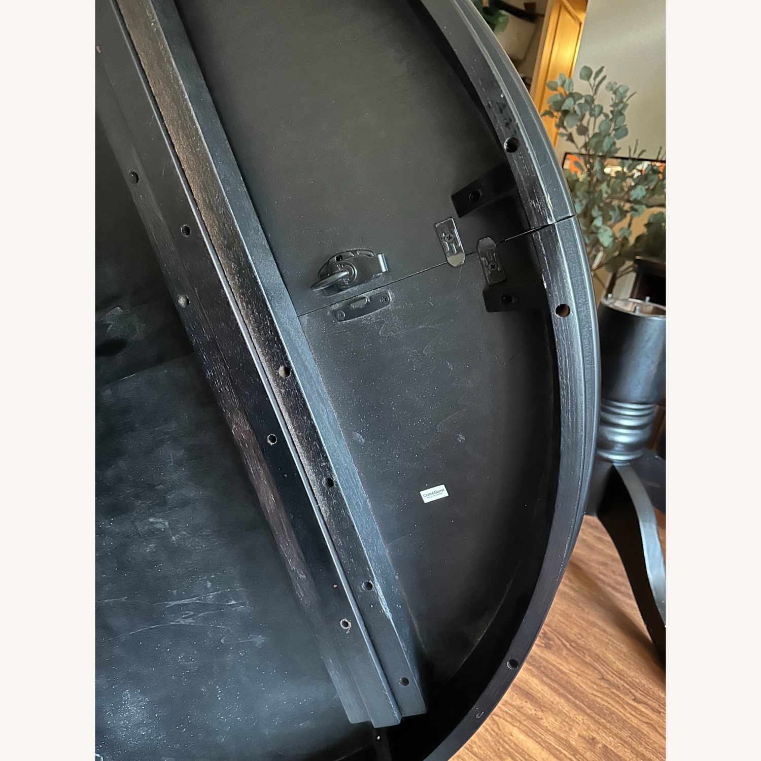  Crate & Barrel Country Large Oval Dining Table - image-3