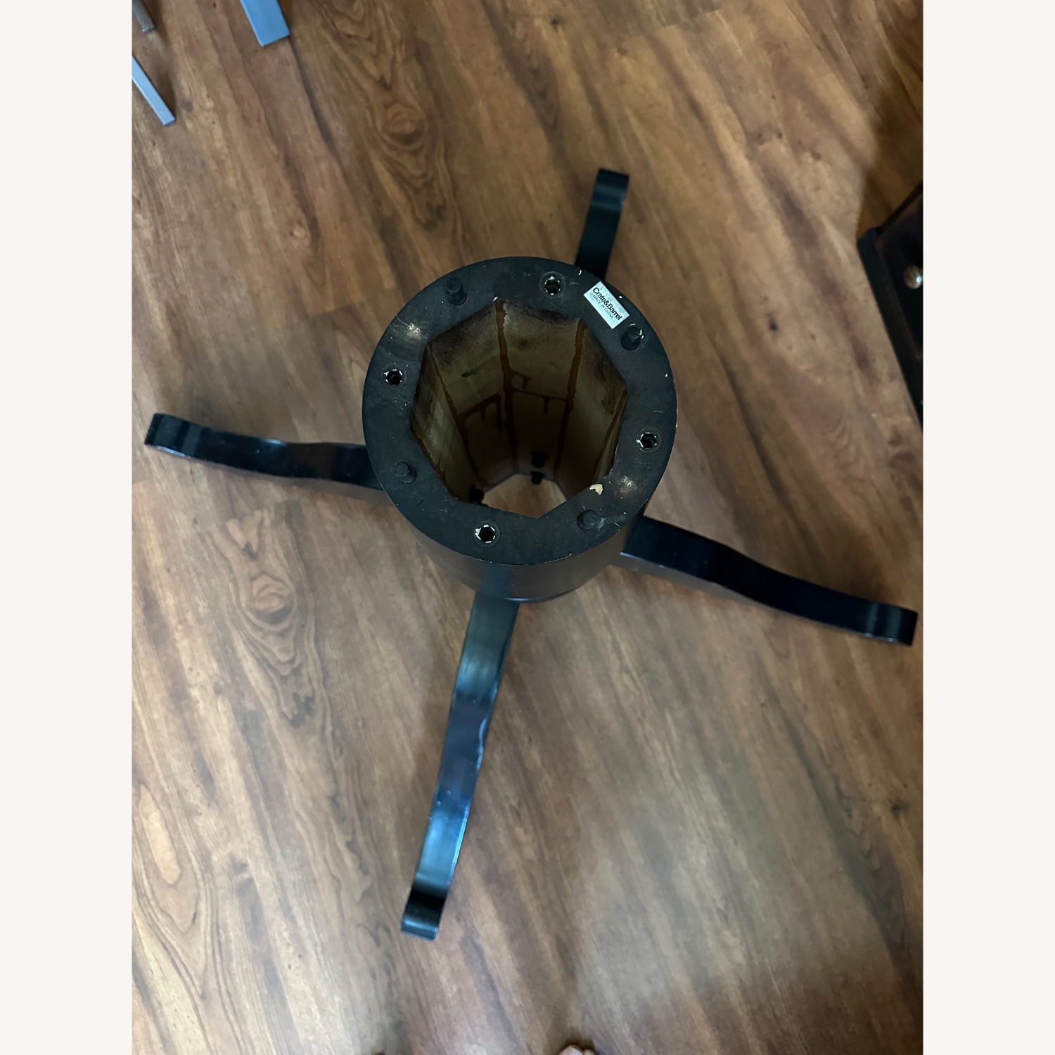  Crate & Barrel Country Large Oval Dining Table - image-4