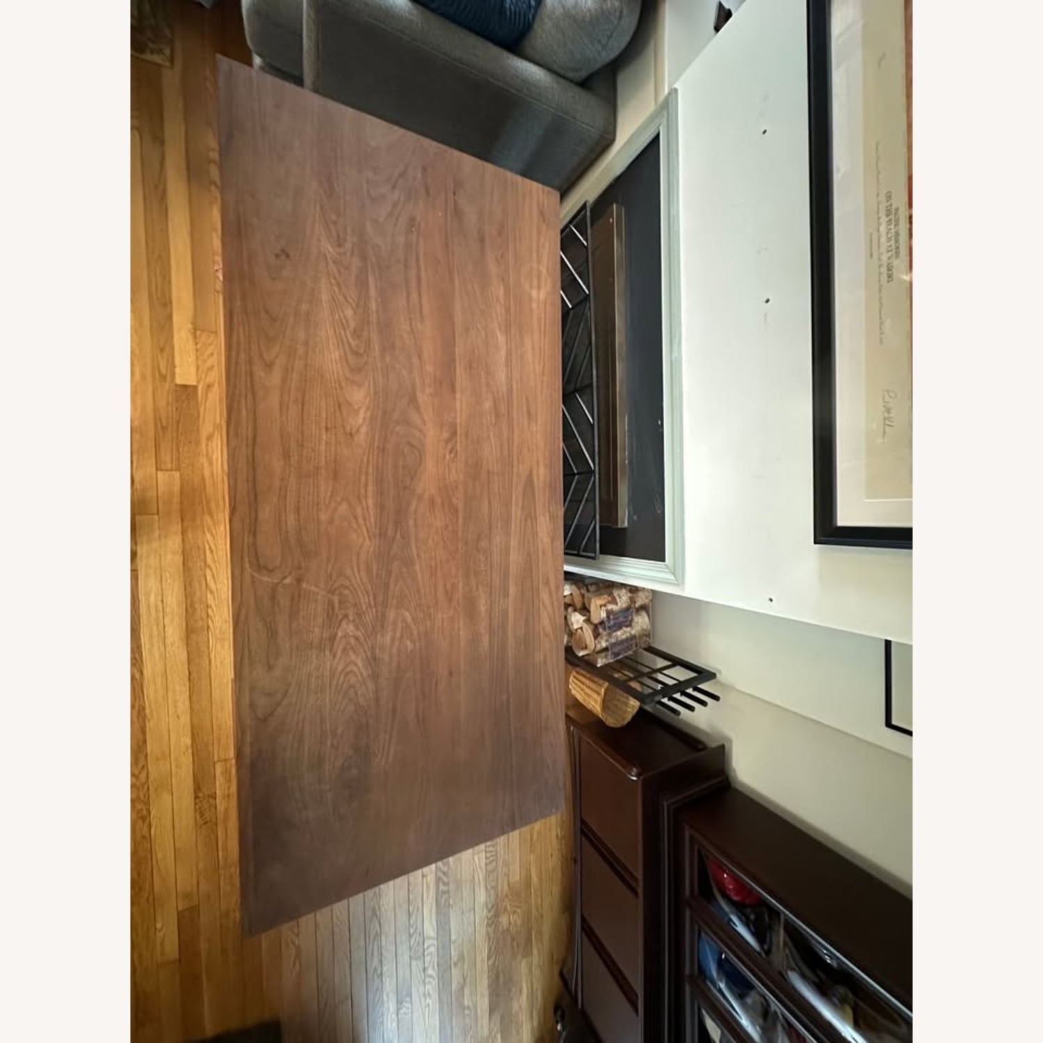 Crate & Barrel Ainsworth Walnut Executive Desk - image-4