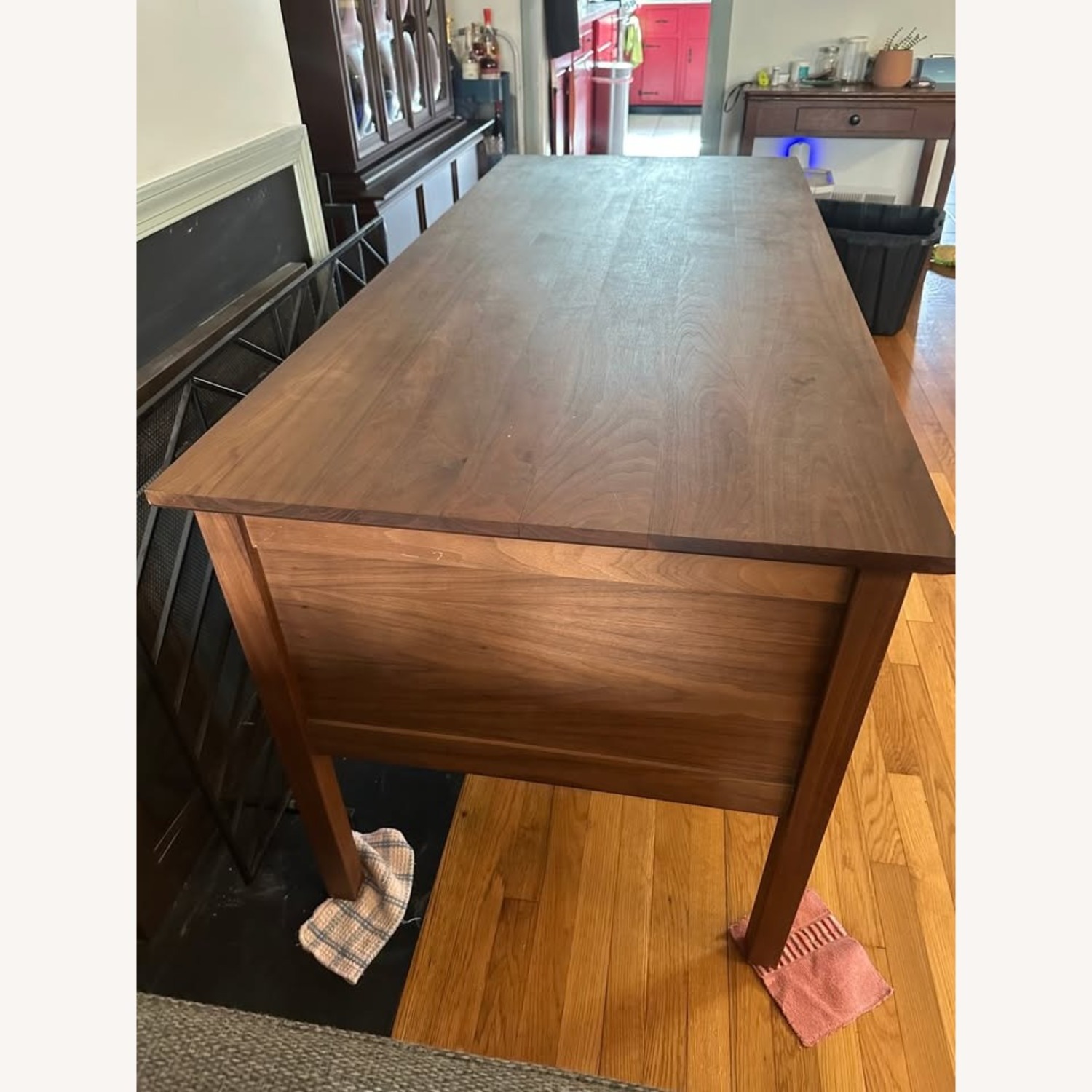 Crate & Barrel Ainsworth Walnut Executive Desk - image-2